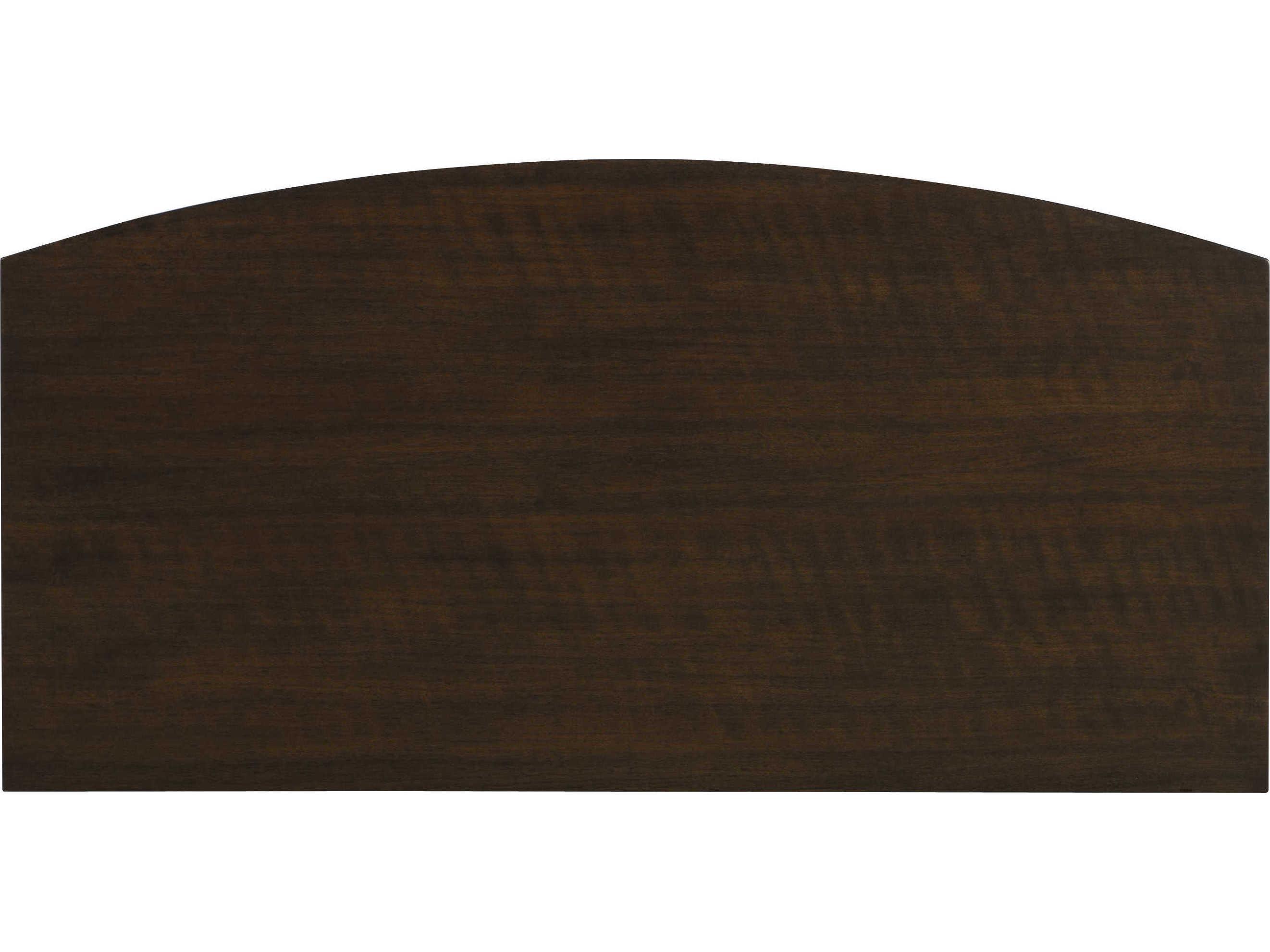 Century Furniture Citation Cline Bowfront 2-Drawers Brown Walnut Wood Nightstand