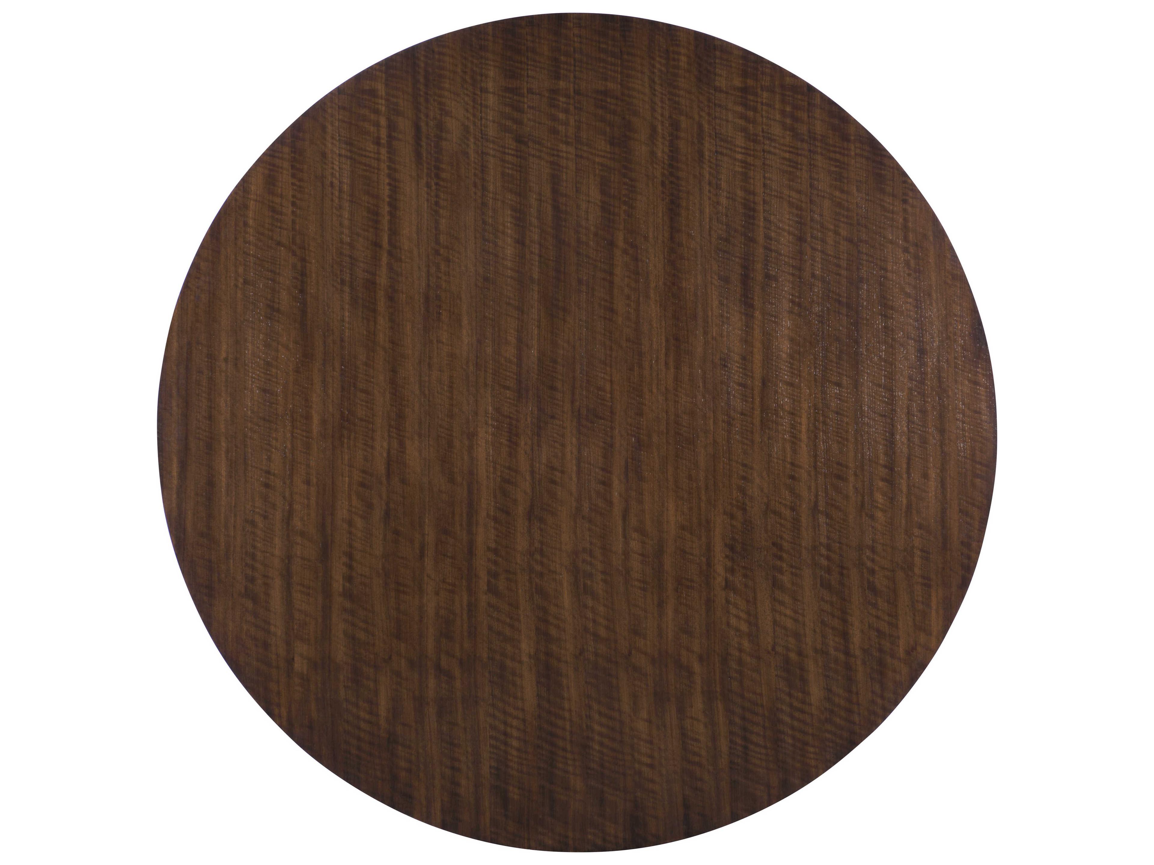 Century Furniture Citation Sanford Round Wood Brunette Dining Table