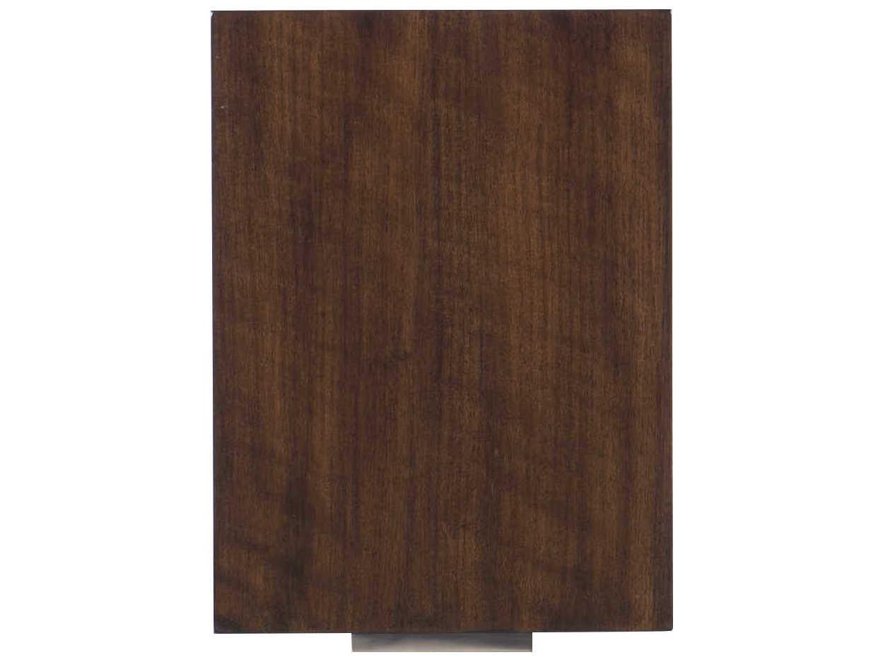 Century Furniture Citation Harkin Pull Up Rectangular Wood Brunette End Table