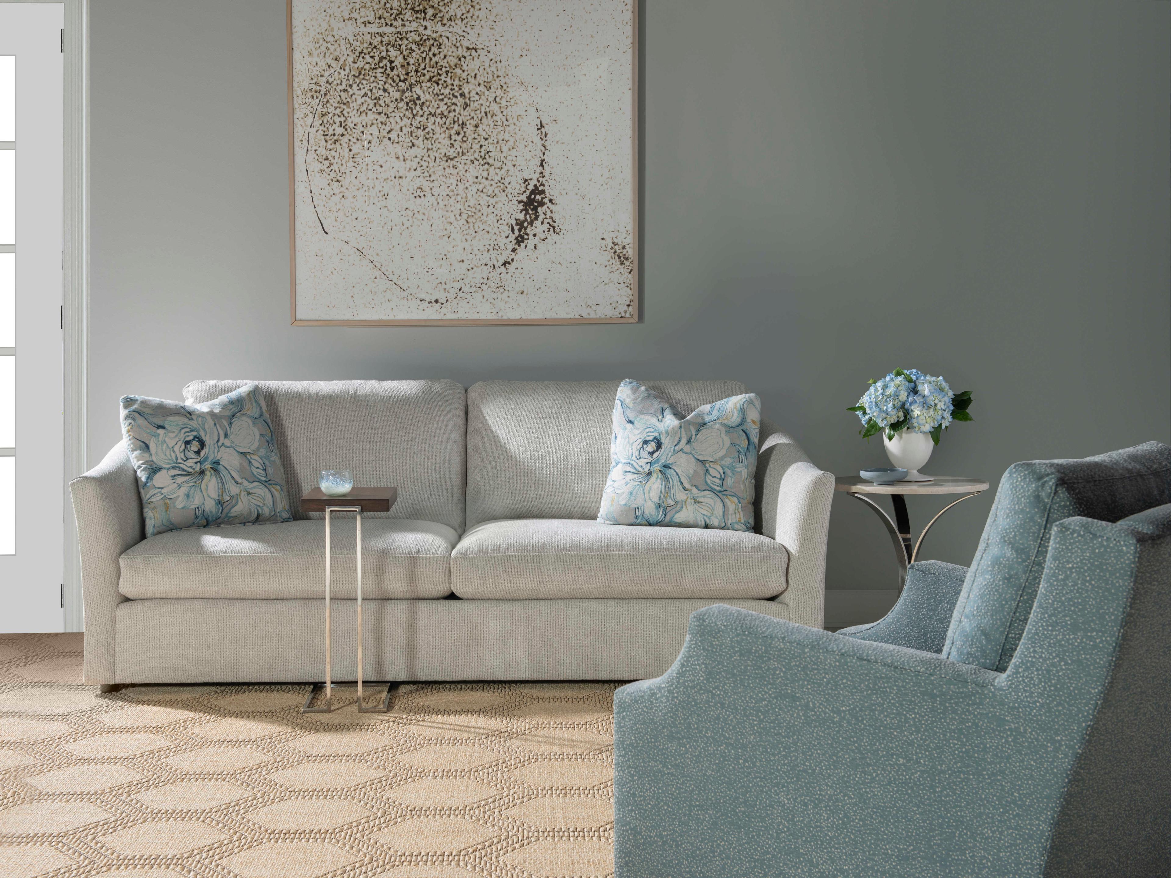 Century Furniture Citation Harkin Pull Up Rectangular Wood Brunette End Table