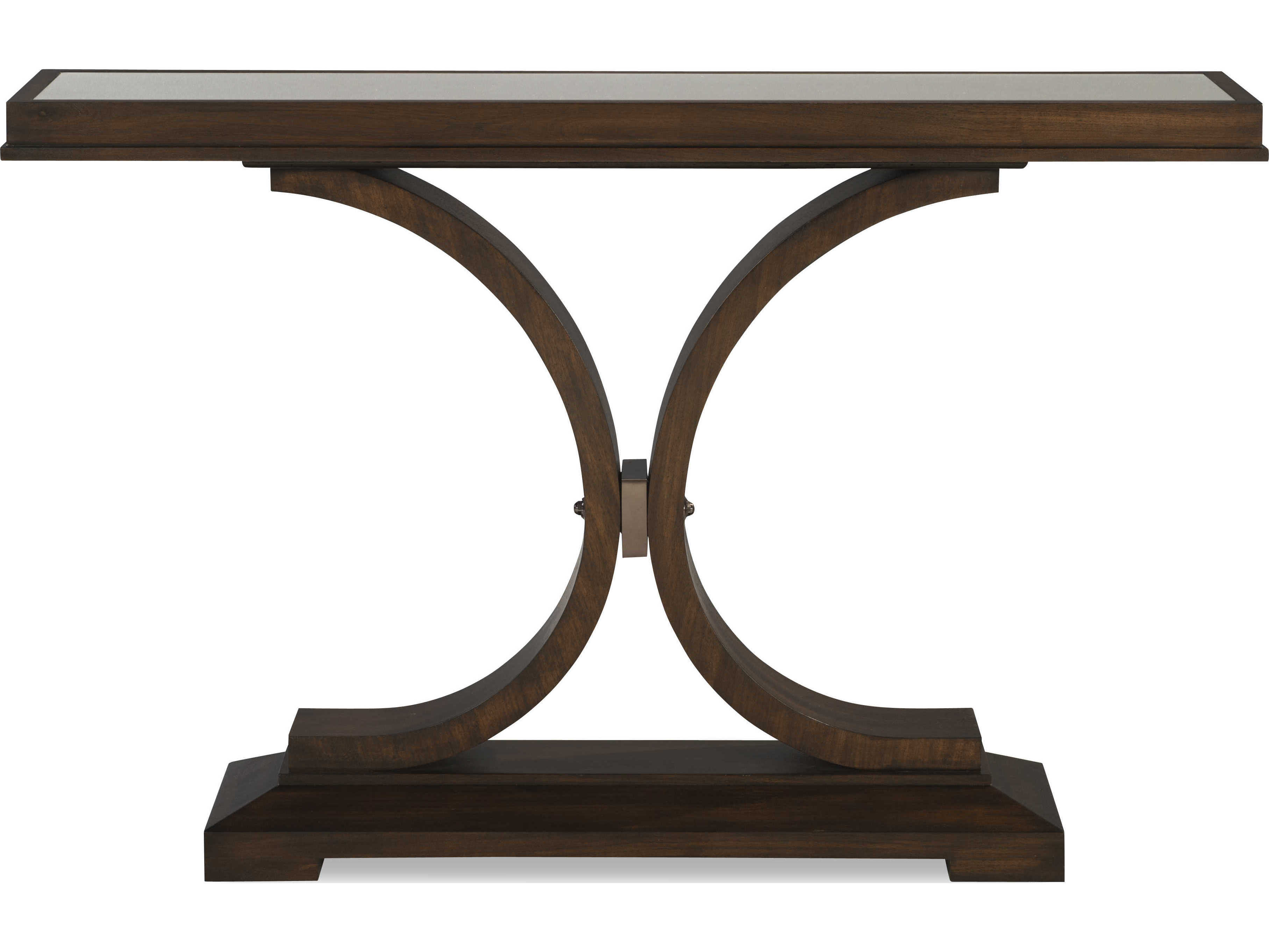 Century Furniture Citation Folsom Rectangular Mirror Brunette Console Table