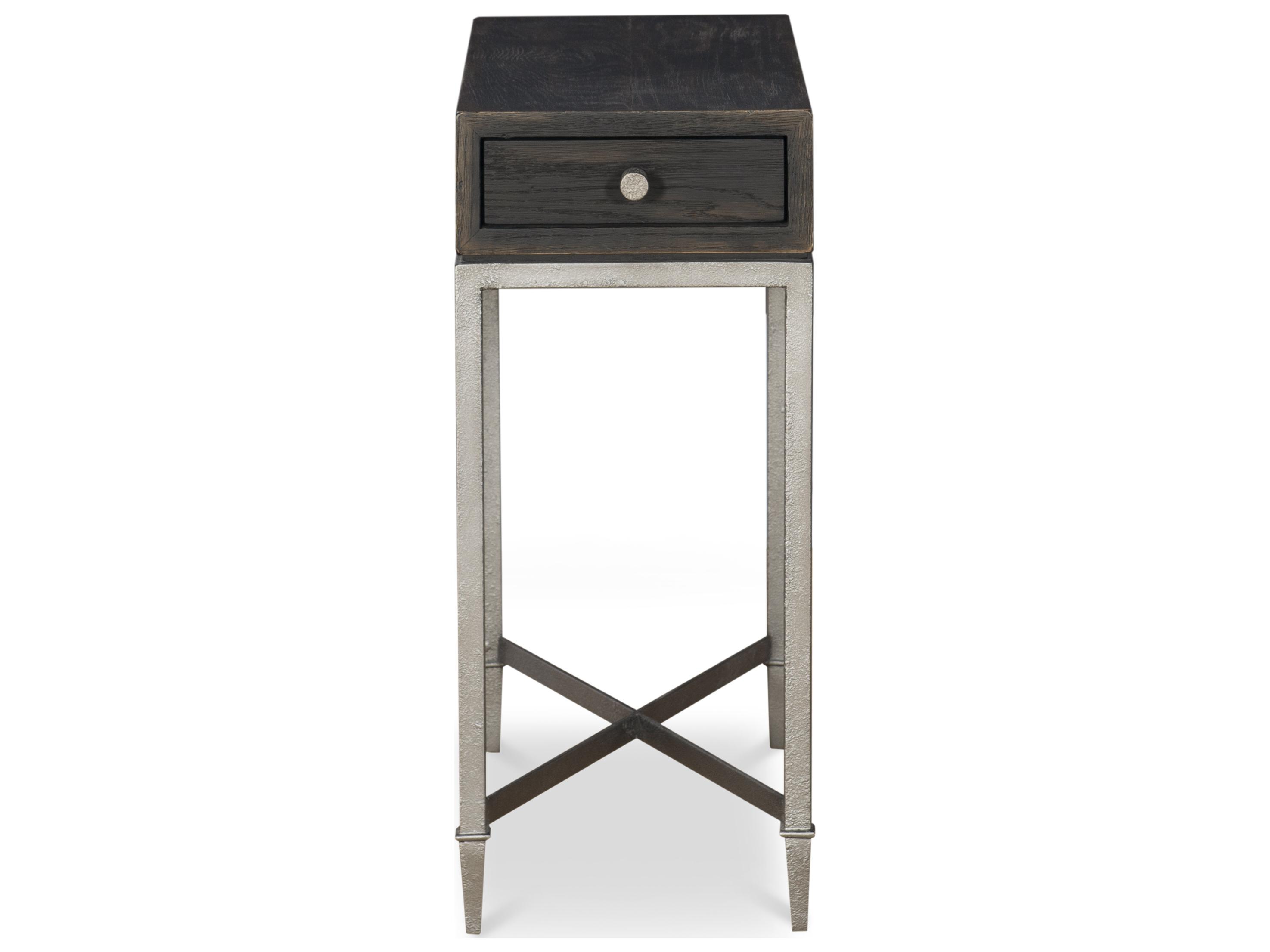 Century Furniture Camden Black Rustic End Table