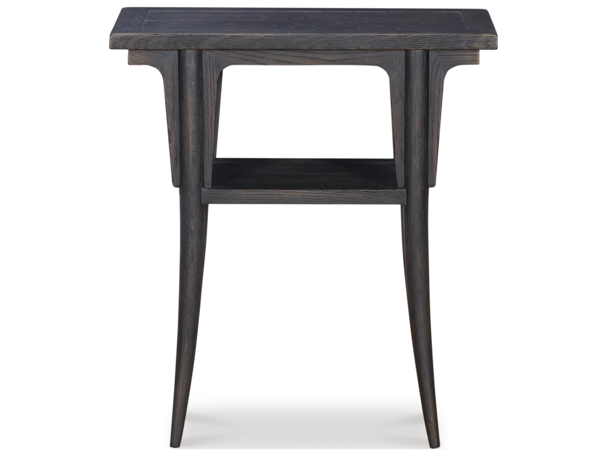 Century Furniture Camden Black Rustic End Table