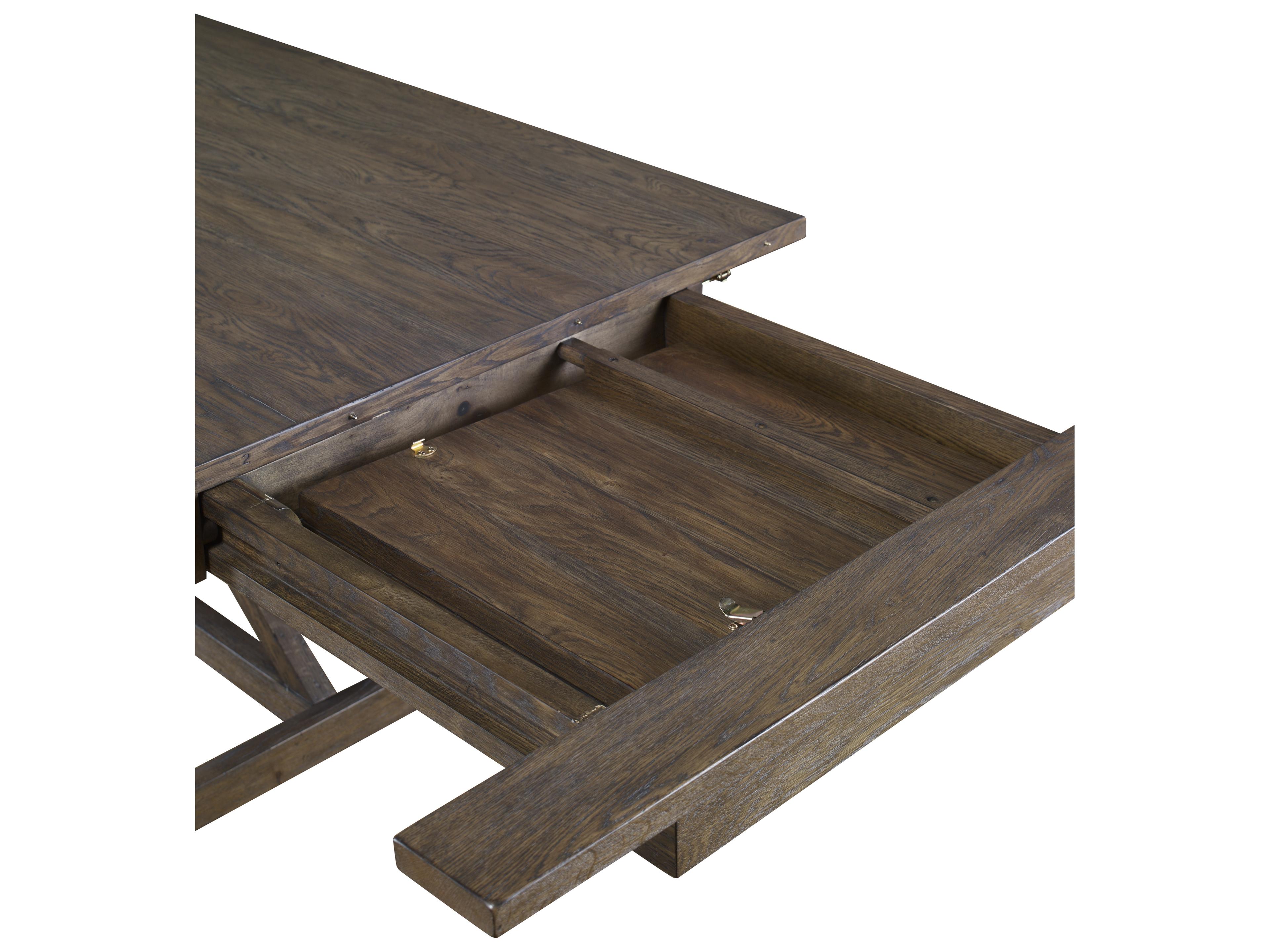 Century Furniture Camden Brown Rustic Dining Table