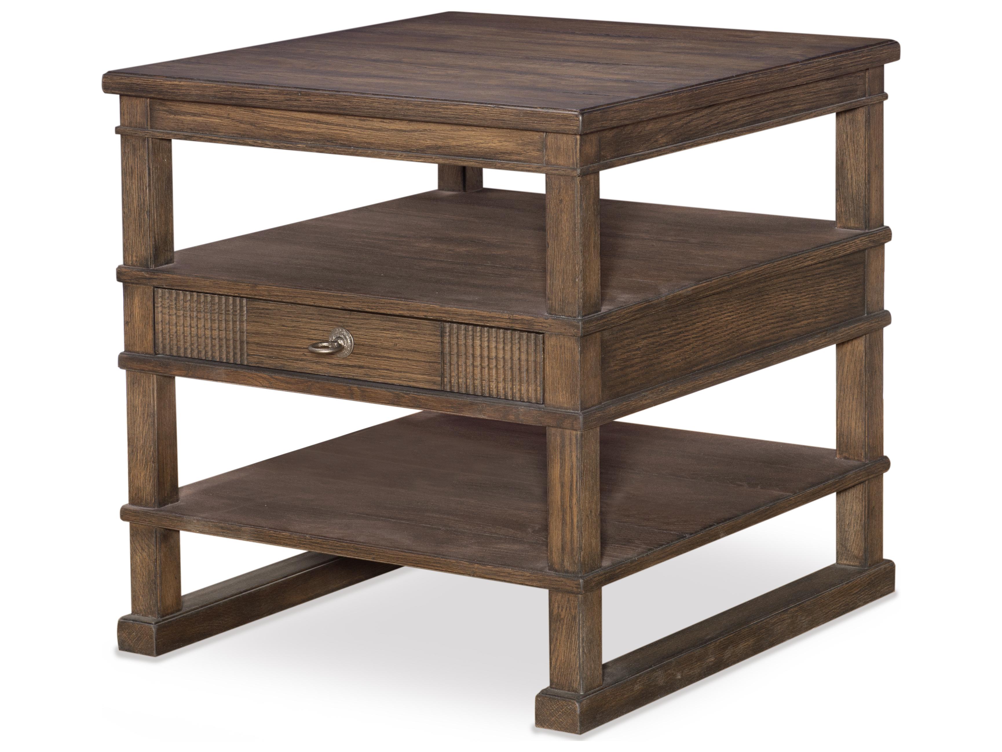 Century Furniture Camden Brown Rustic End Table