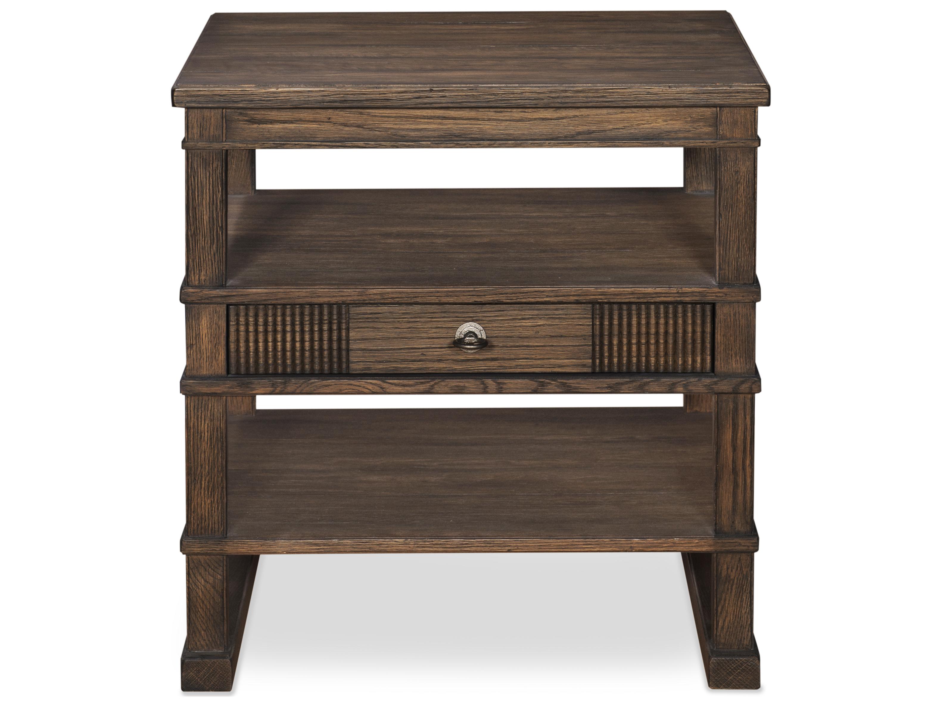 Century Furniture Camden Brown Rustic End Table