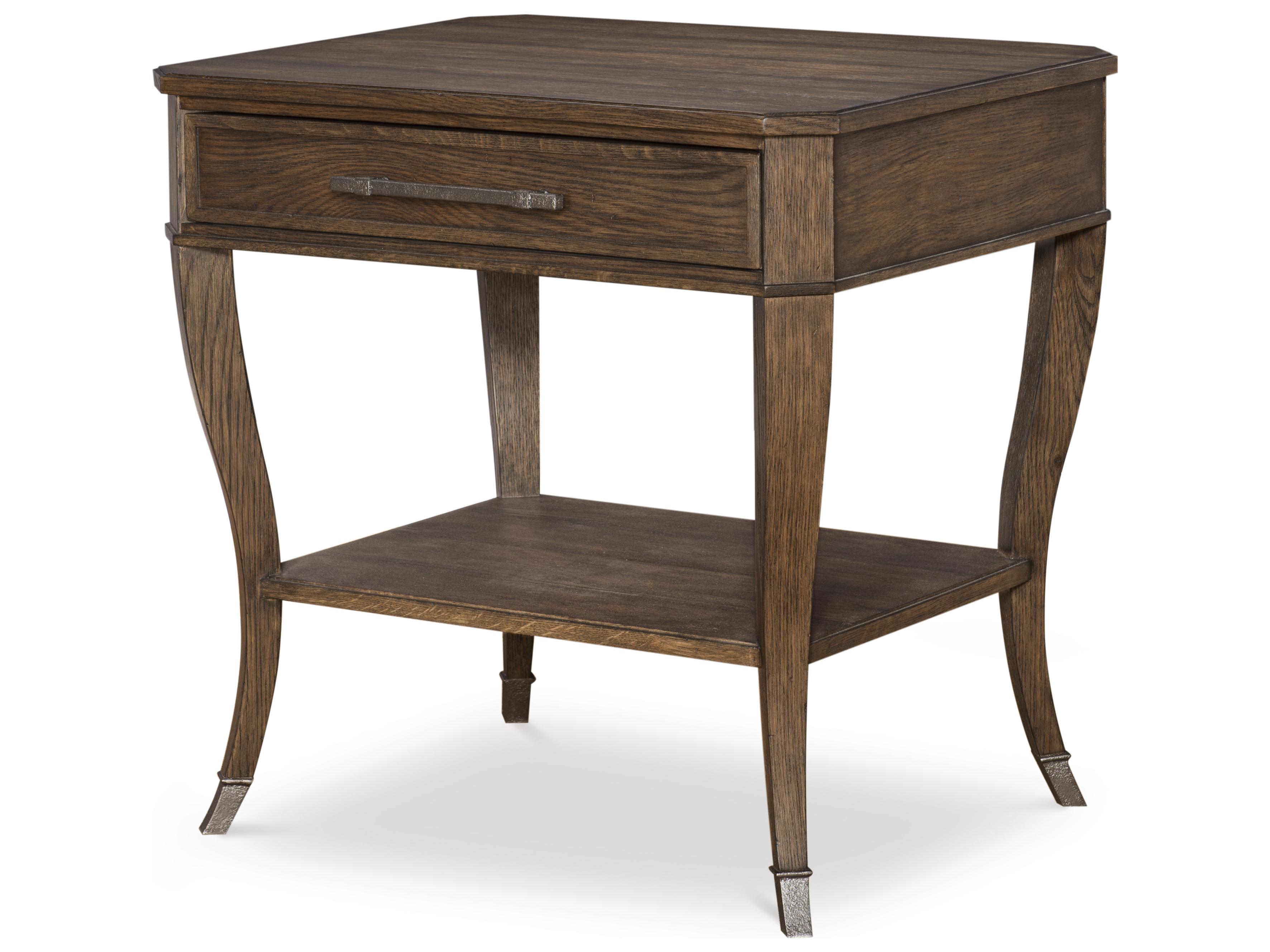 Century Furniture Camden Brown Rustic End Table