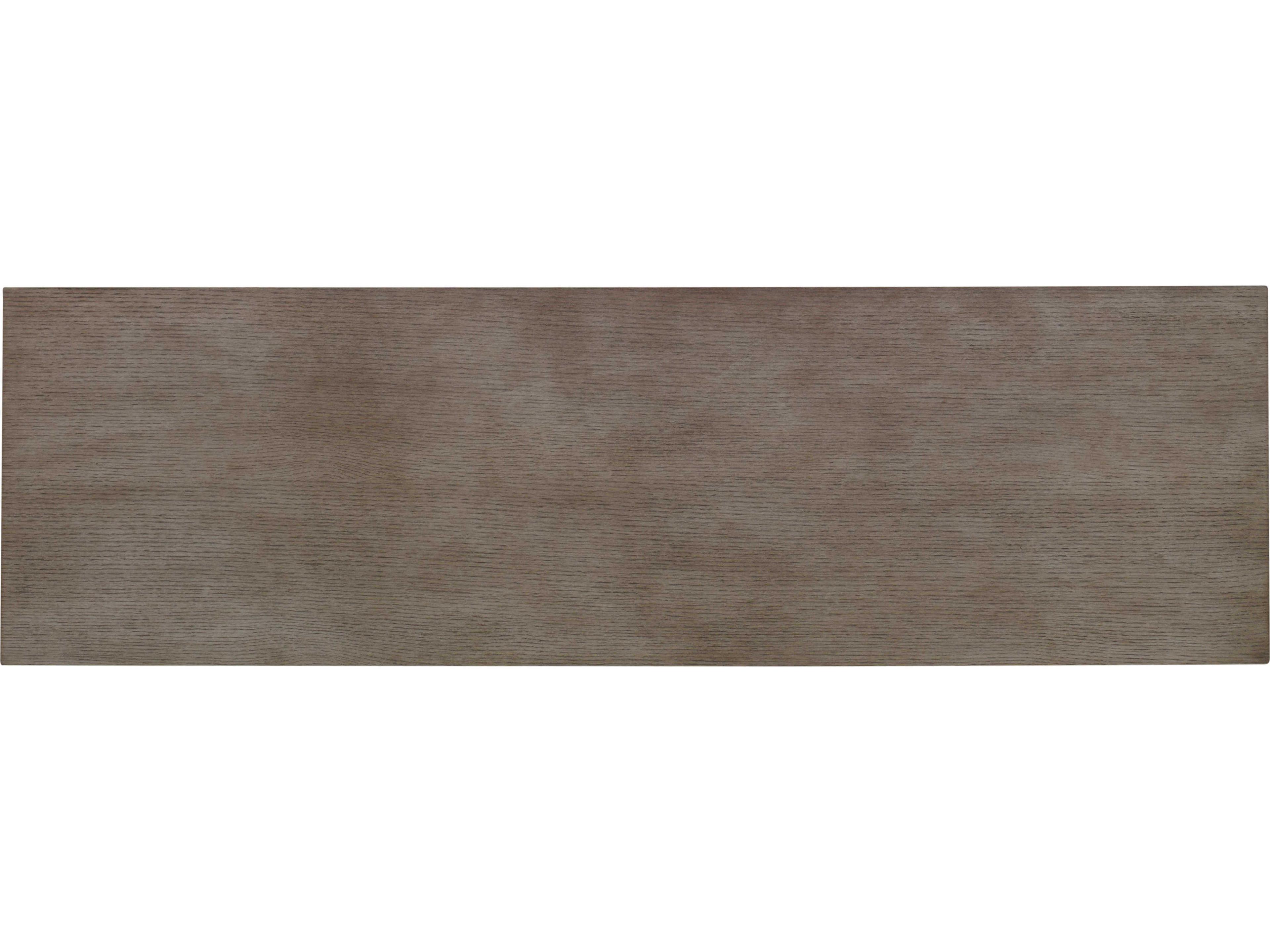 Century Furniture Casa Bella Louvered 6-Drawers Brown Oak Wood Double Dresser