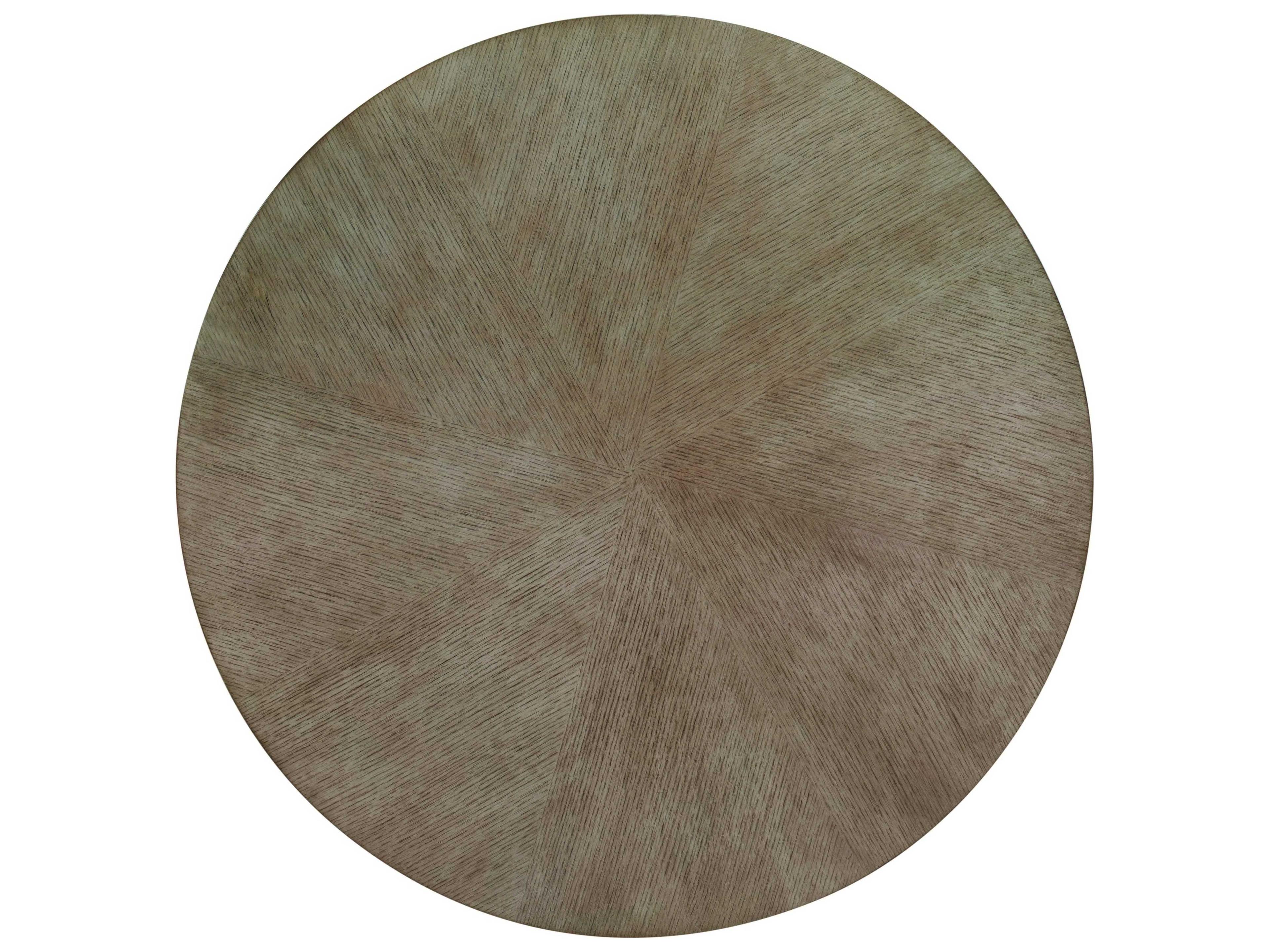 Century Furniture Casa Bella Round Wood Timber Grey Coffee Table