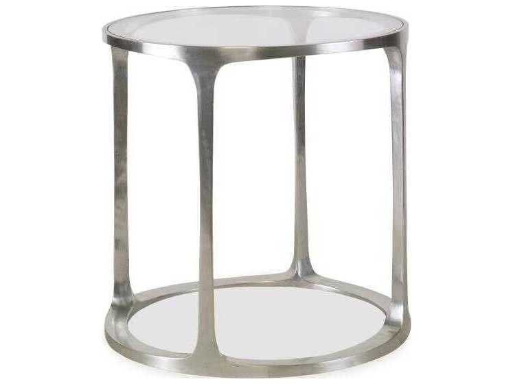 Century Furniture Aria Round Glass End Table