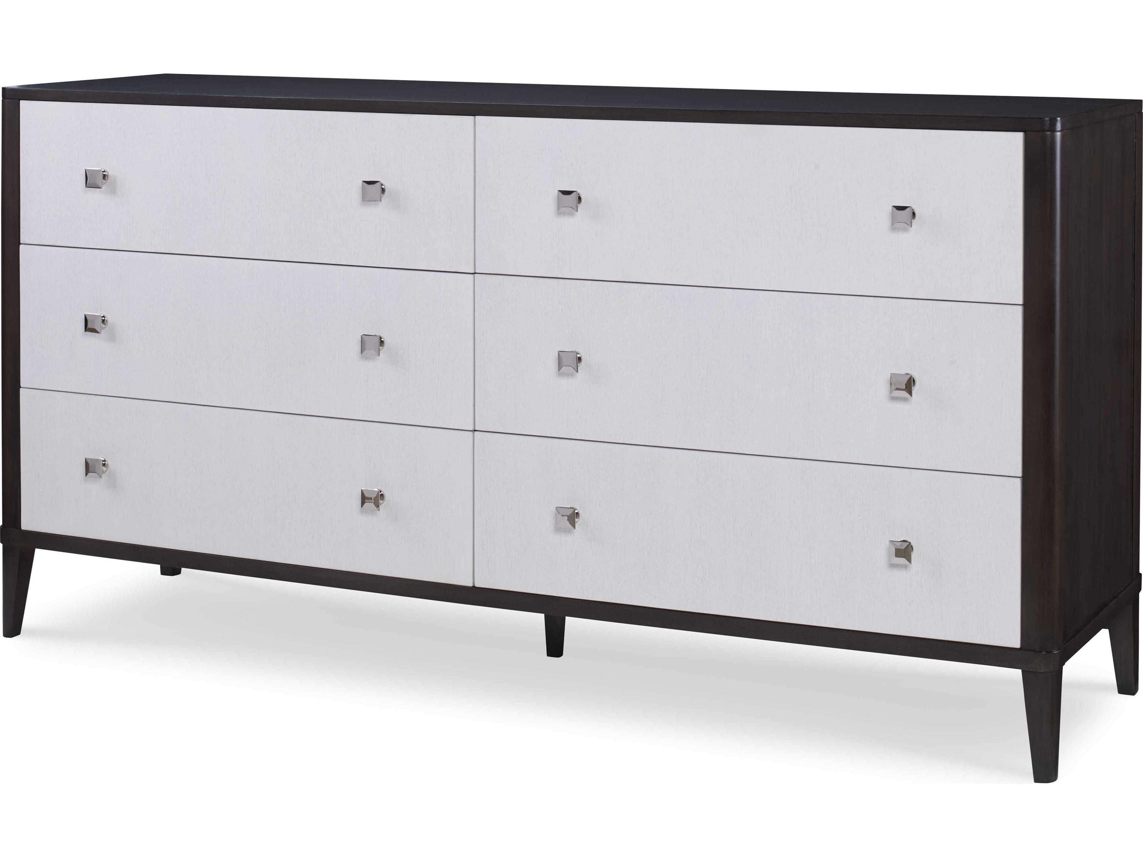 Century Furniture Aria 6-Drawers Beech Wood Double Dresser