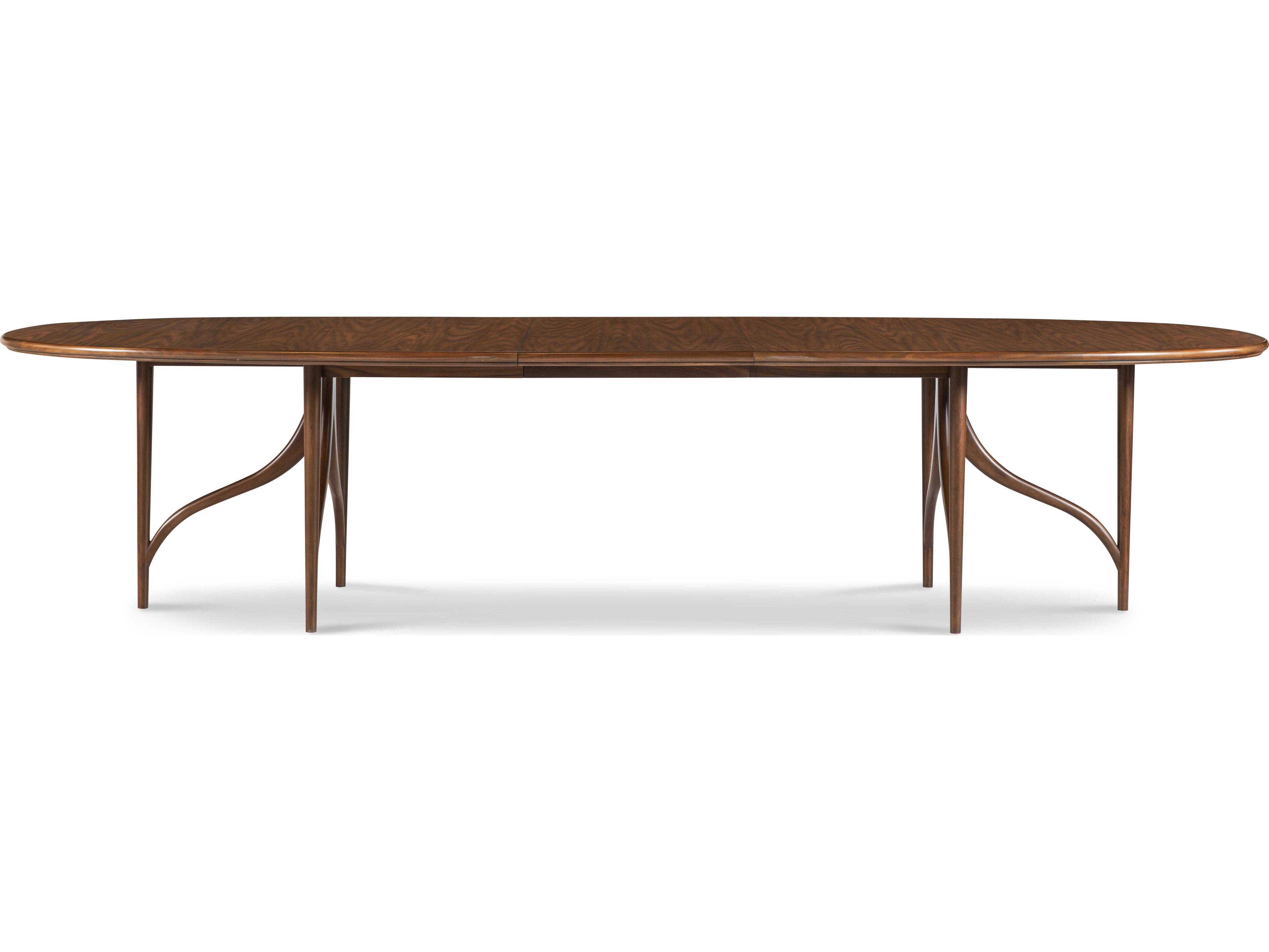 Century Furniture Carrier and Company Case Quentin Oval Wood Dining Table