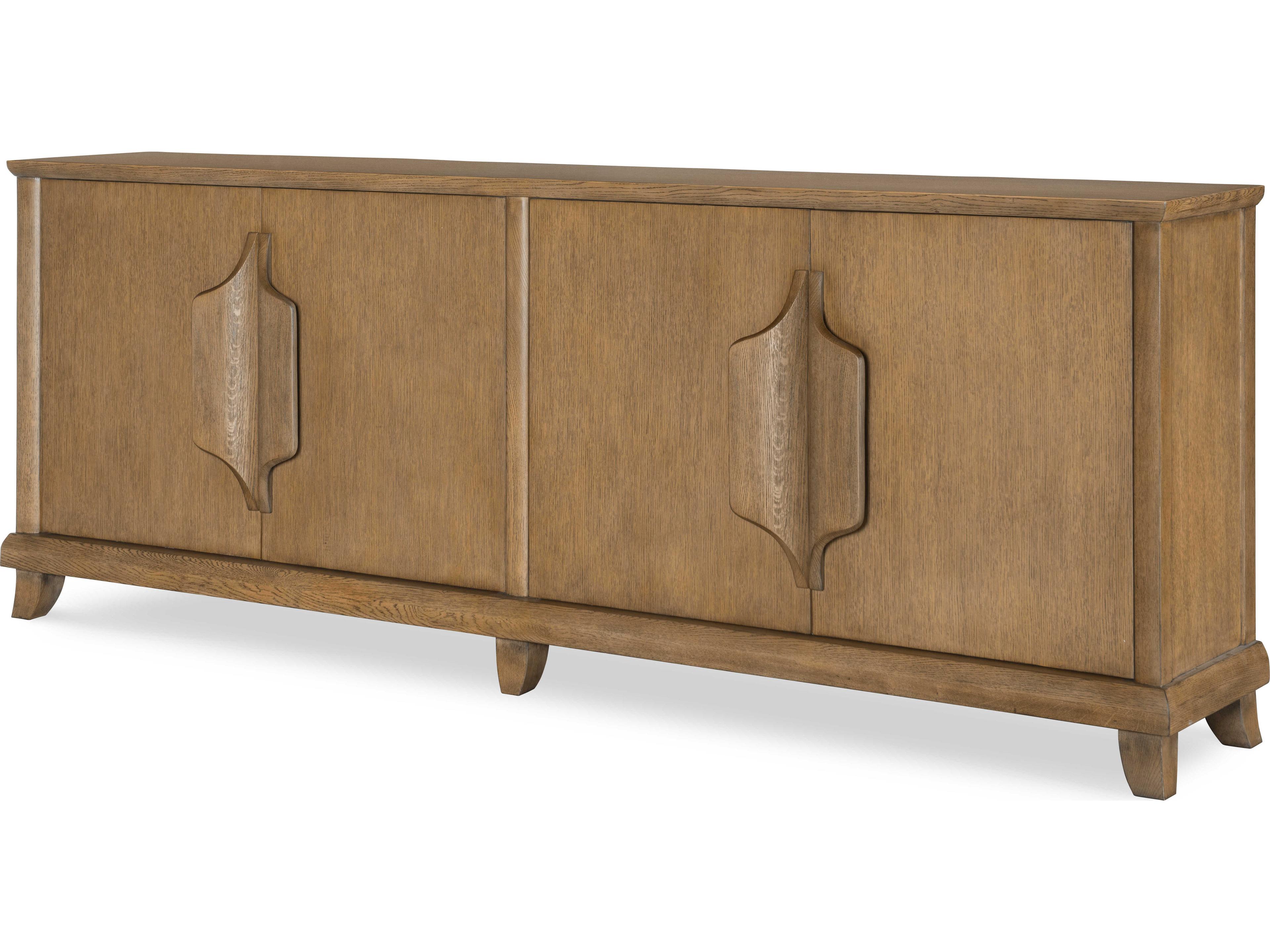 Century Furniture Carrier and Company Case Cyrus 106" Oak Wood Sideboard