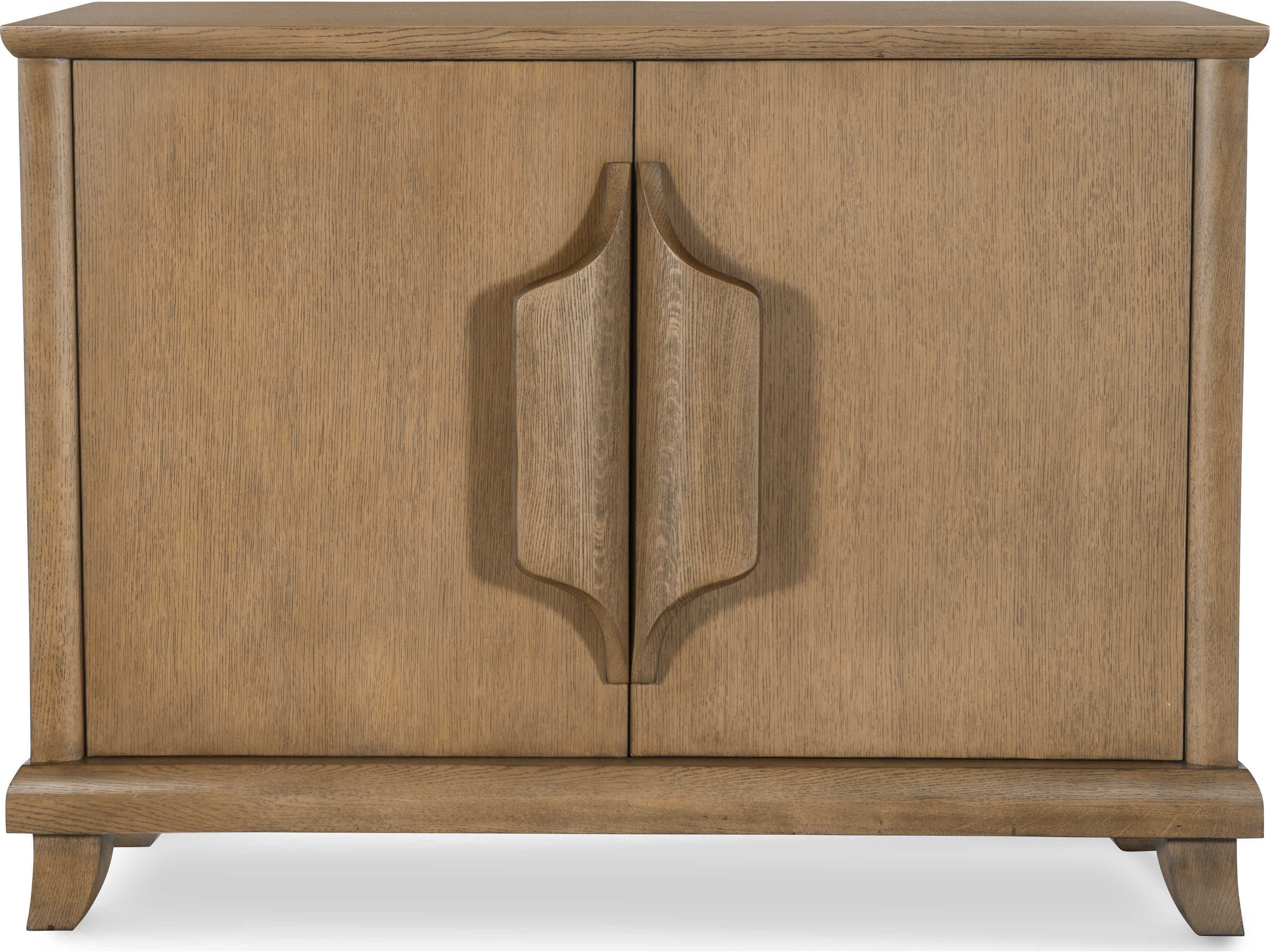 Century Furniture Carrier and Company Case Cyrus Brown Oak Wood Accent Chest