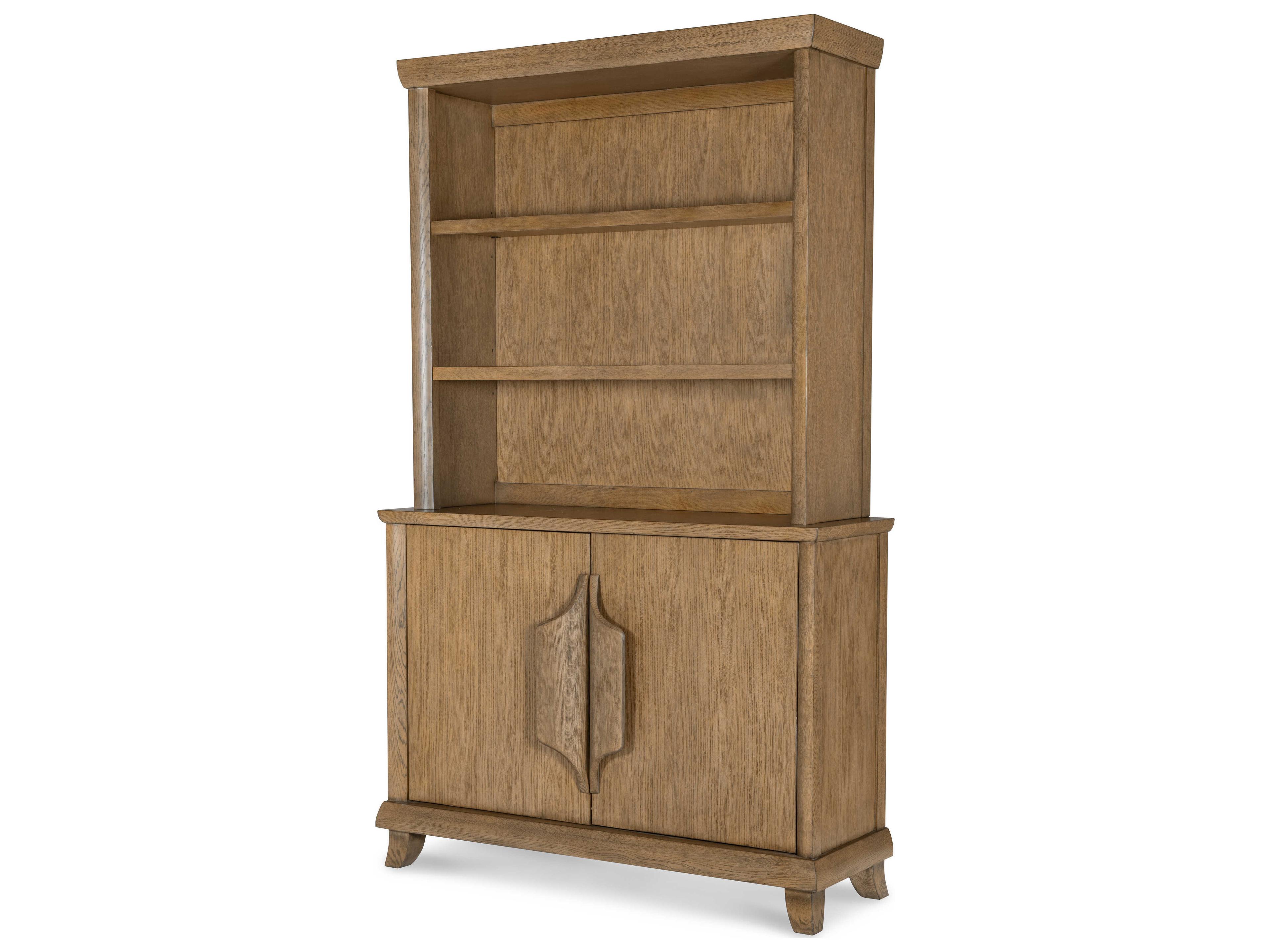 Century Furniture Carrier and Company Case Cyrus Oak Wood Display Cabinet
