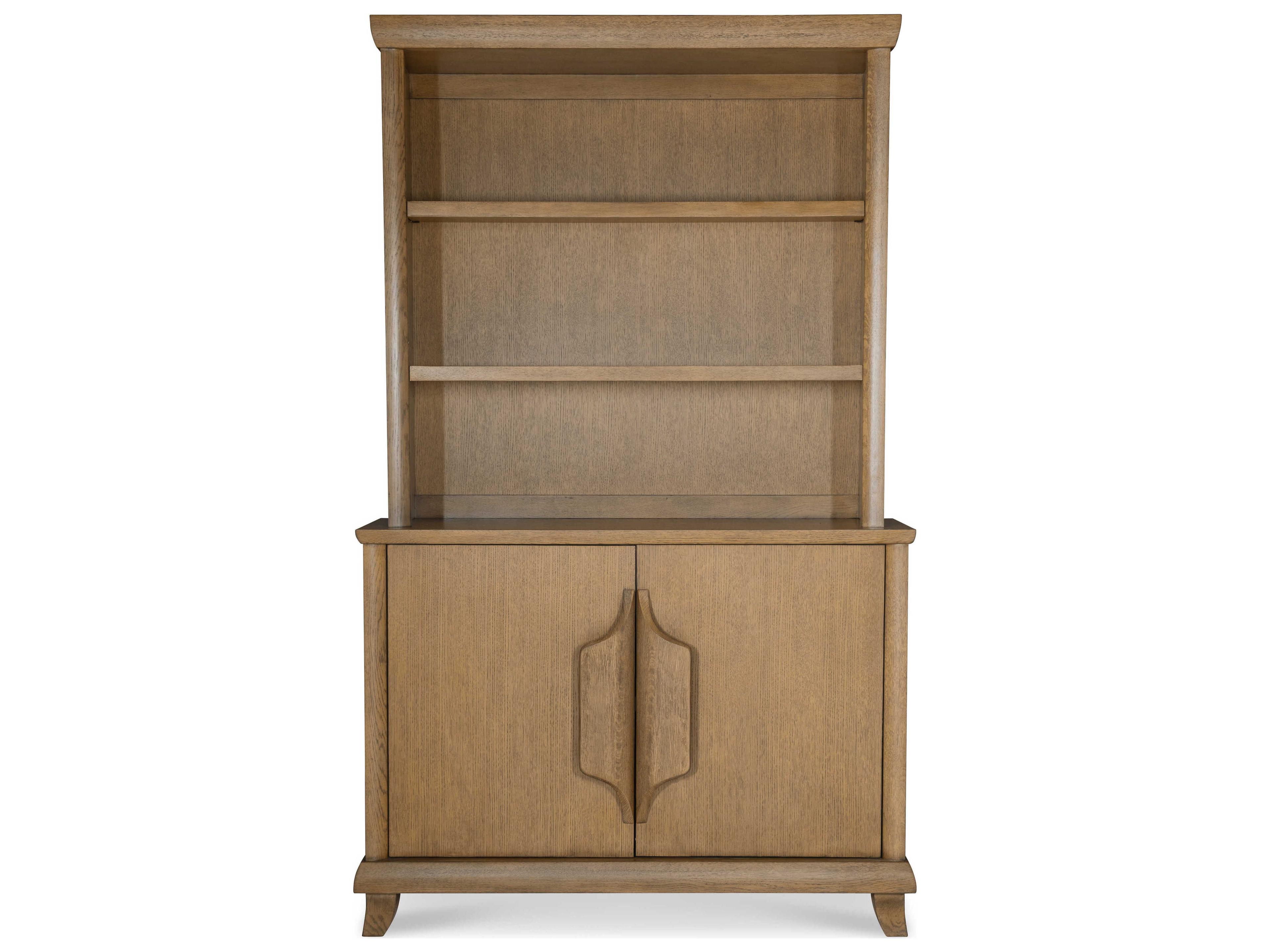 Century Furniture Carrier and Company Case Cyrus Oak Wood Display Cabinet