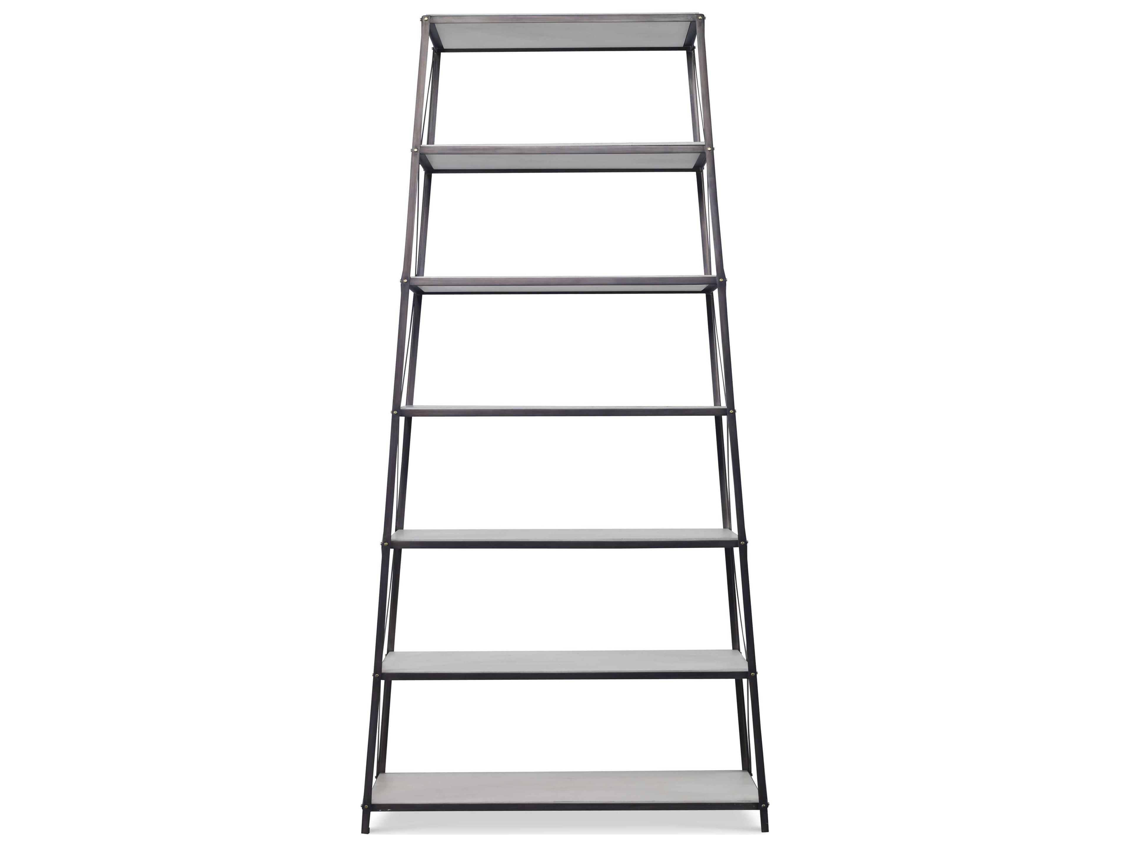 Century Furniture Ivory / Gunmetal Archive Etagere