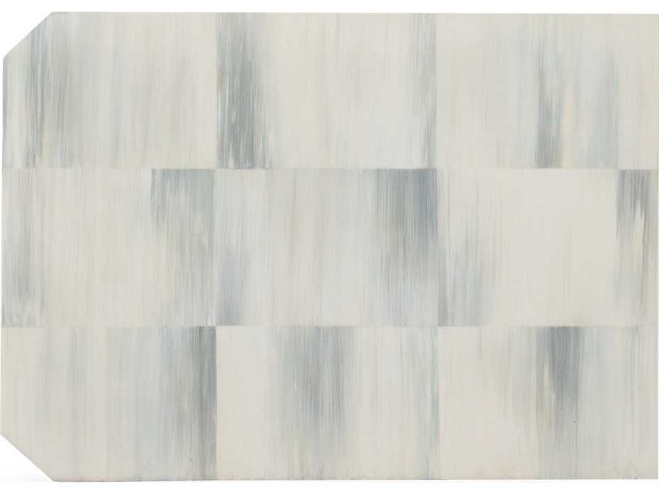 Century Furniture Compositions Rectangular Faux Marble White End Table