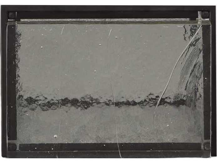 Century Furniture Compositions Rectangular Glass Bronze End Table