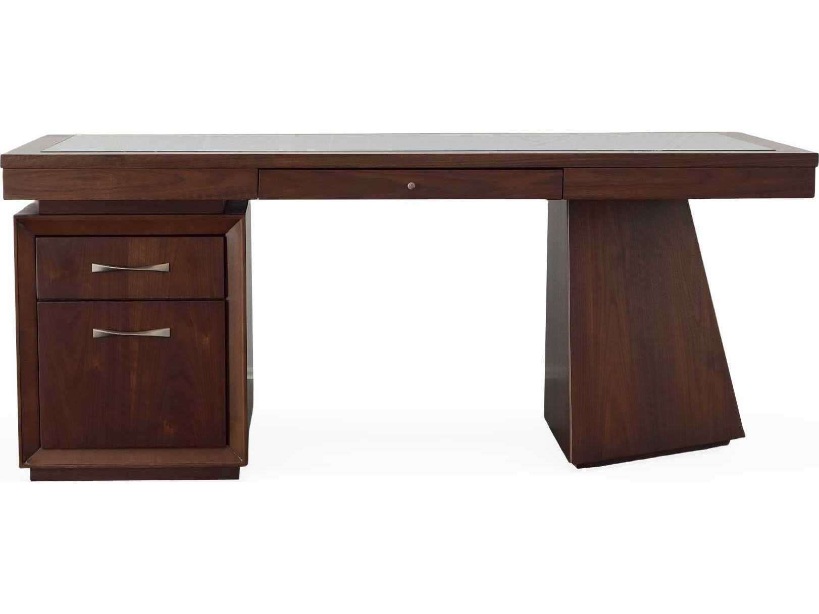 Century Furniture Compositions Bridgeton Brown Sycamore Wood Secretary Desk