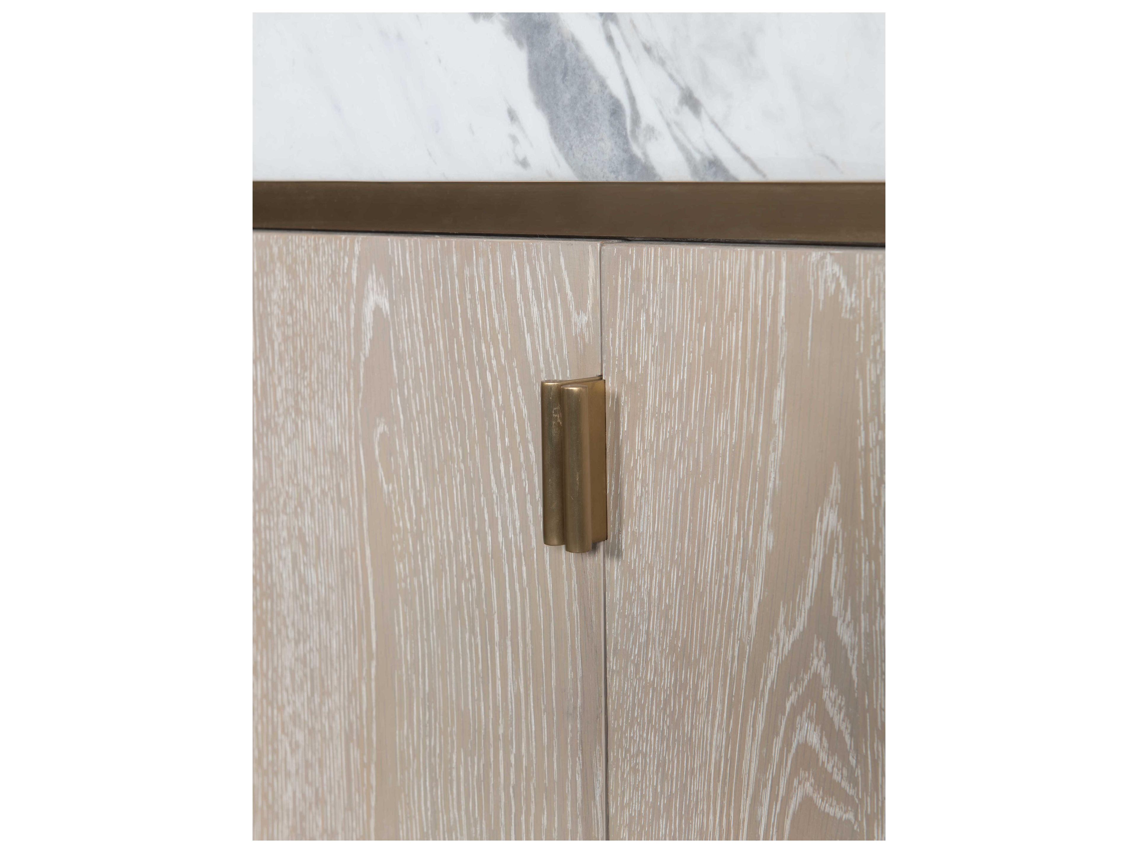 Century Furniture Cadence 90" Oak Wood Sand Cerused Sideboard