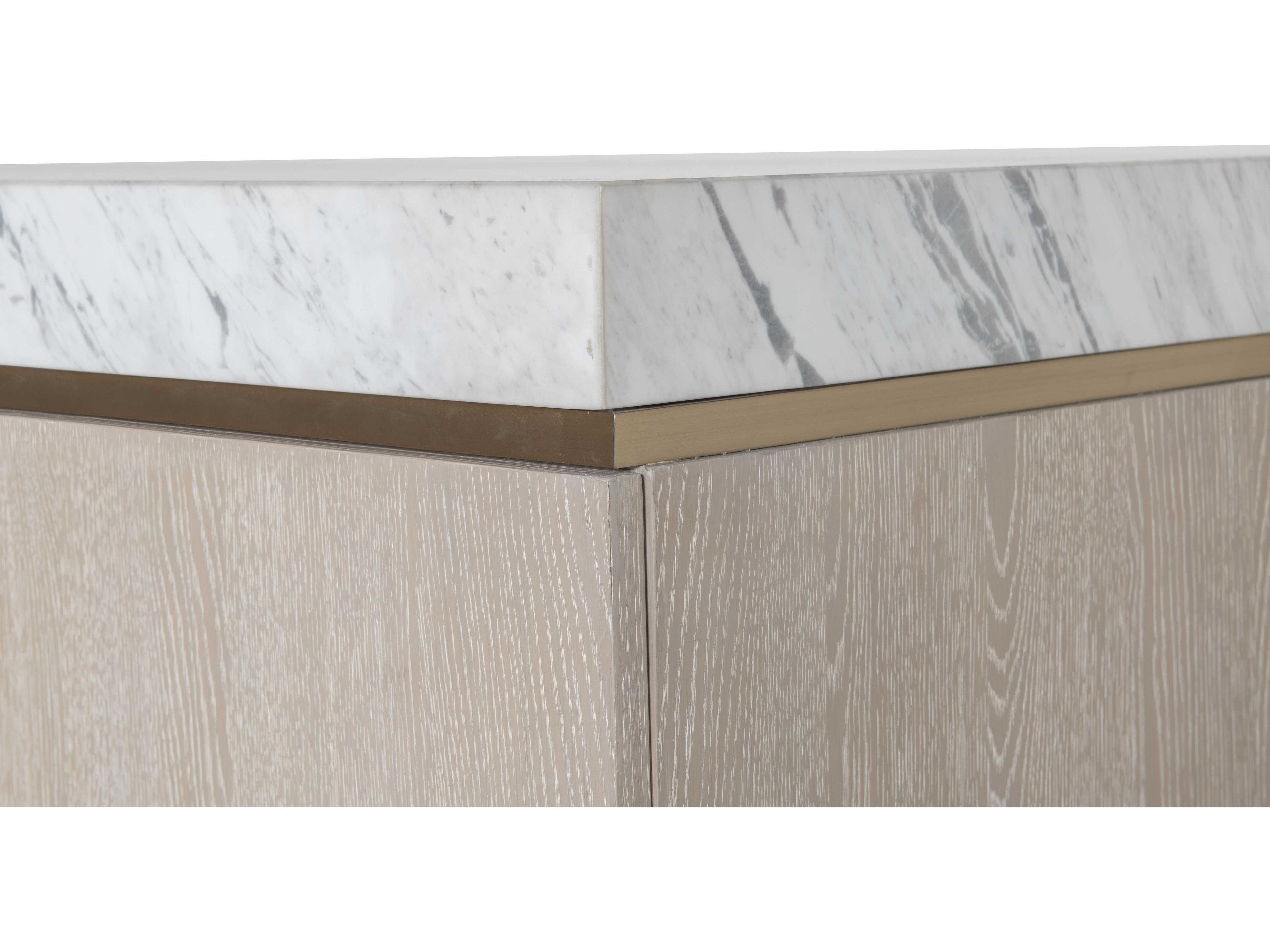 Century Furniture Cadence 90" Oak Wood Sand Cerused Sideboard