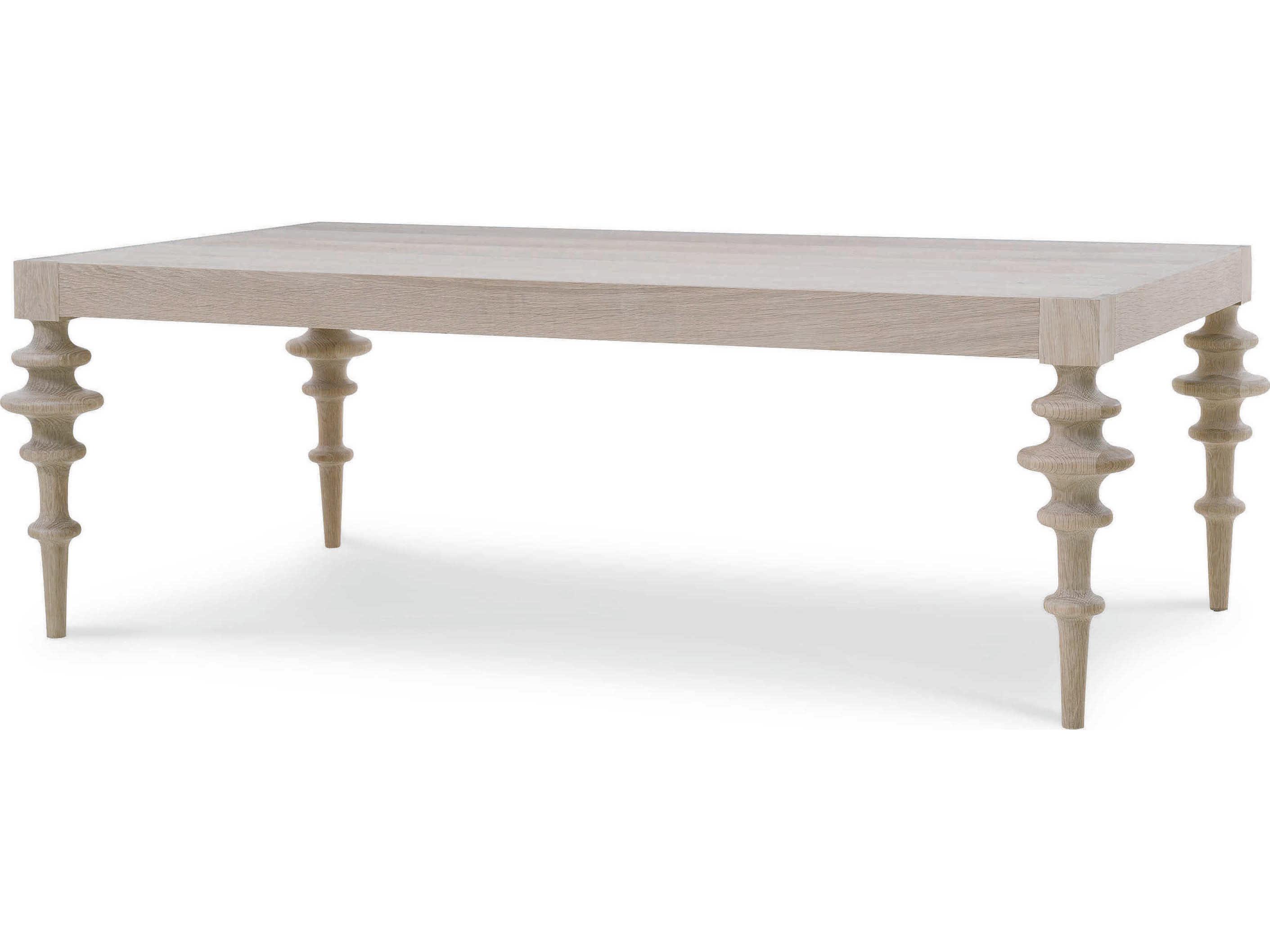 Century Furniture Cadence Rectangular Wood Sand Cerused Coffee Table