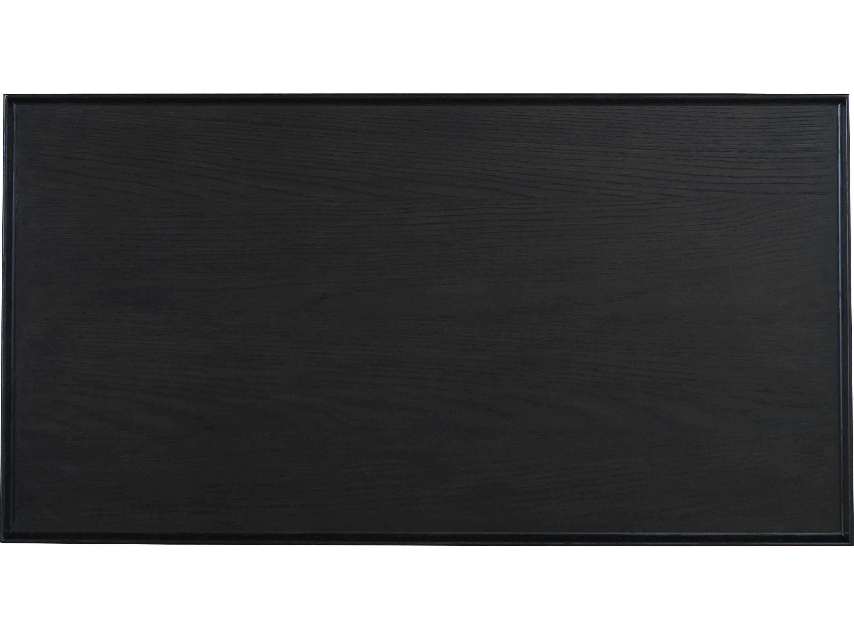 Century Furniture Cadence 1-Drawer Black Oak Wood Nightstand