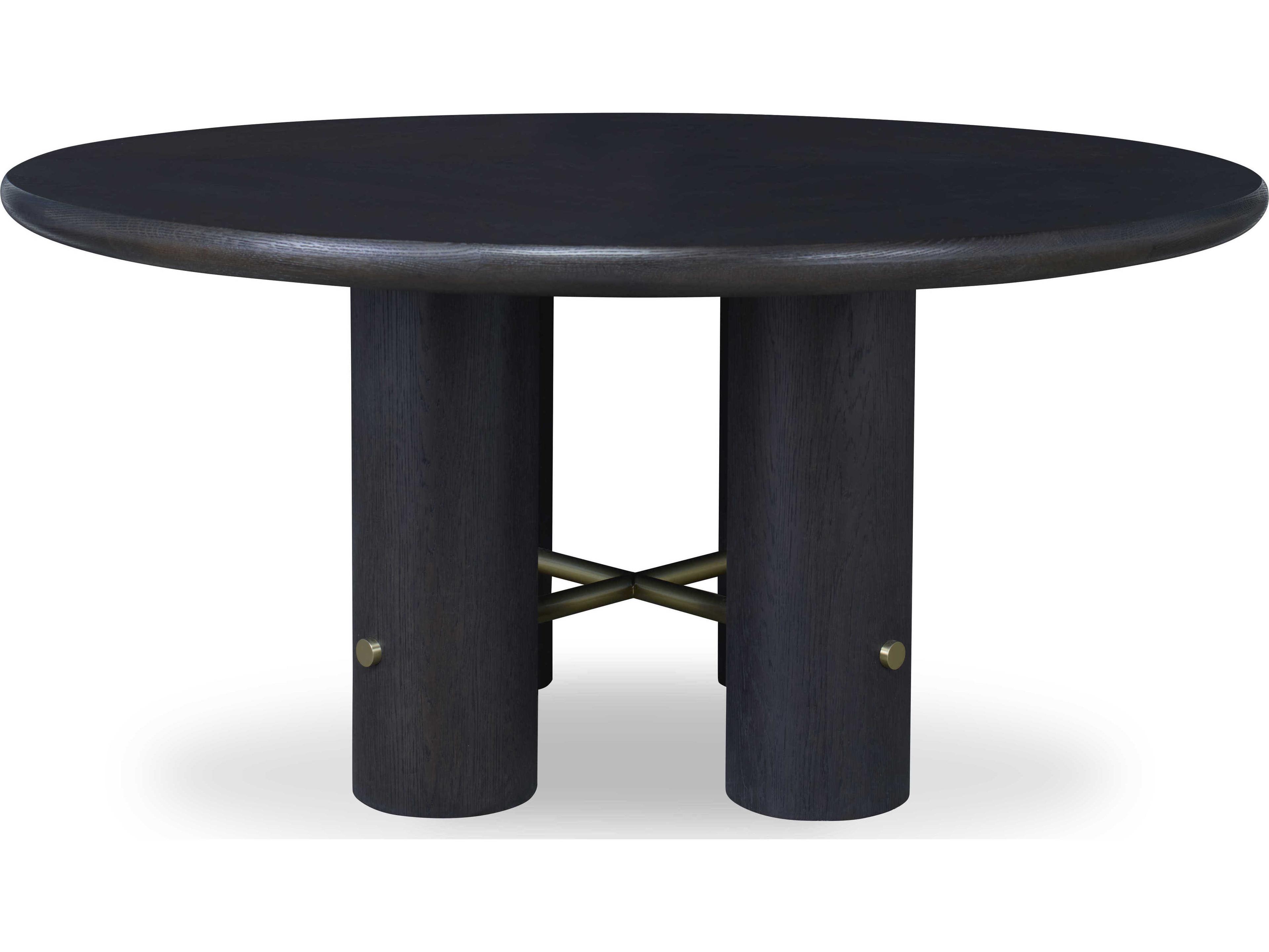 Century Furniture Cadence Round Wood Mocha Dining Table