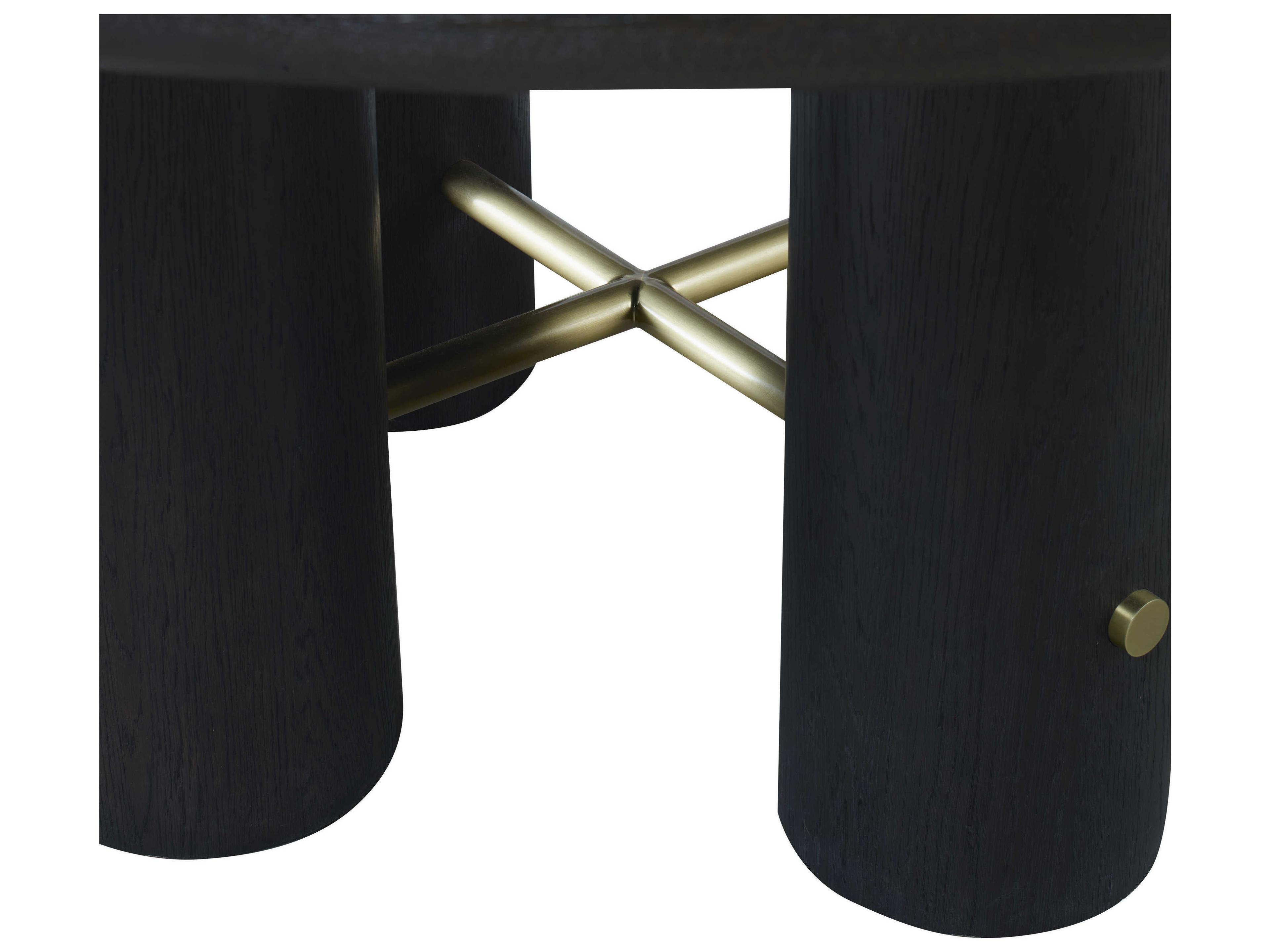 Century Furniture Cadence Round Wood Mocha Dining Table