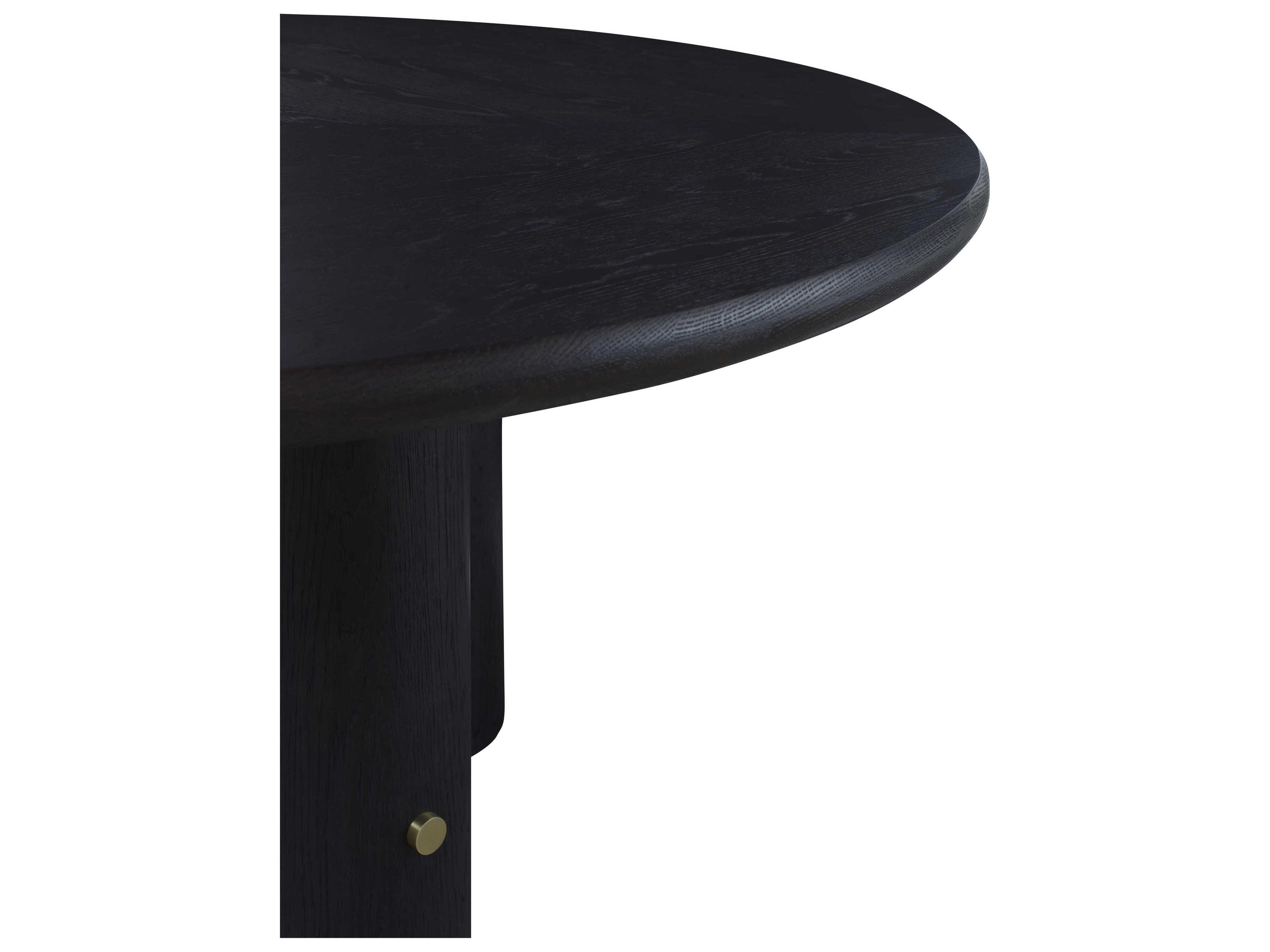 Century Furniture Cadence Round Wood Mocha Dining Table