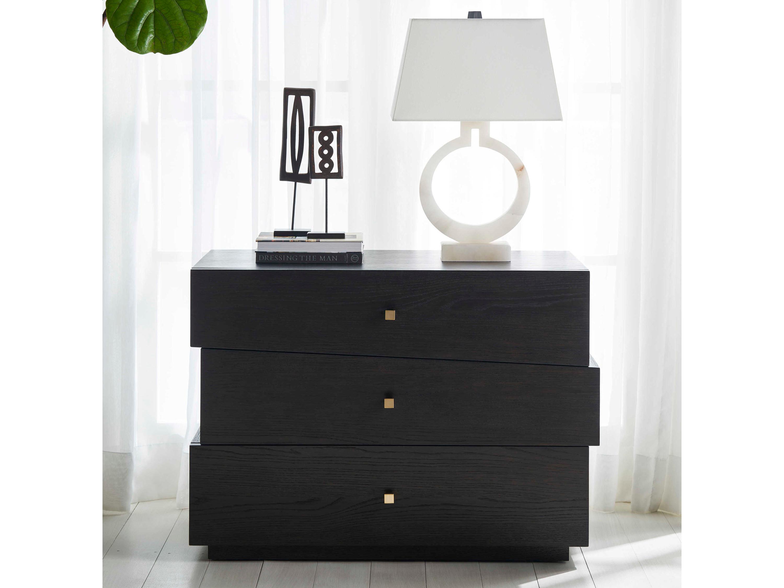 Century Furniture Cadence Mocha Brown Oak Wood Accent Chest