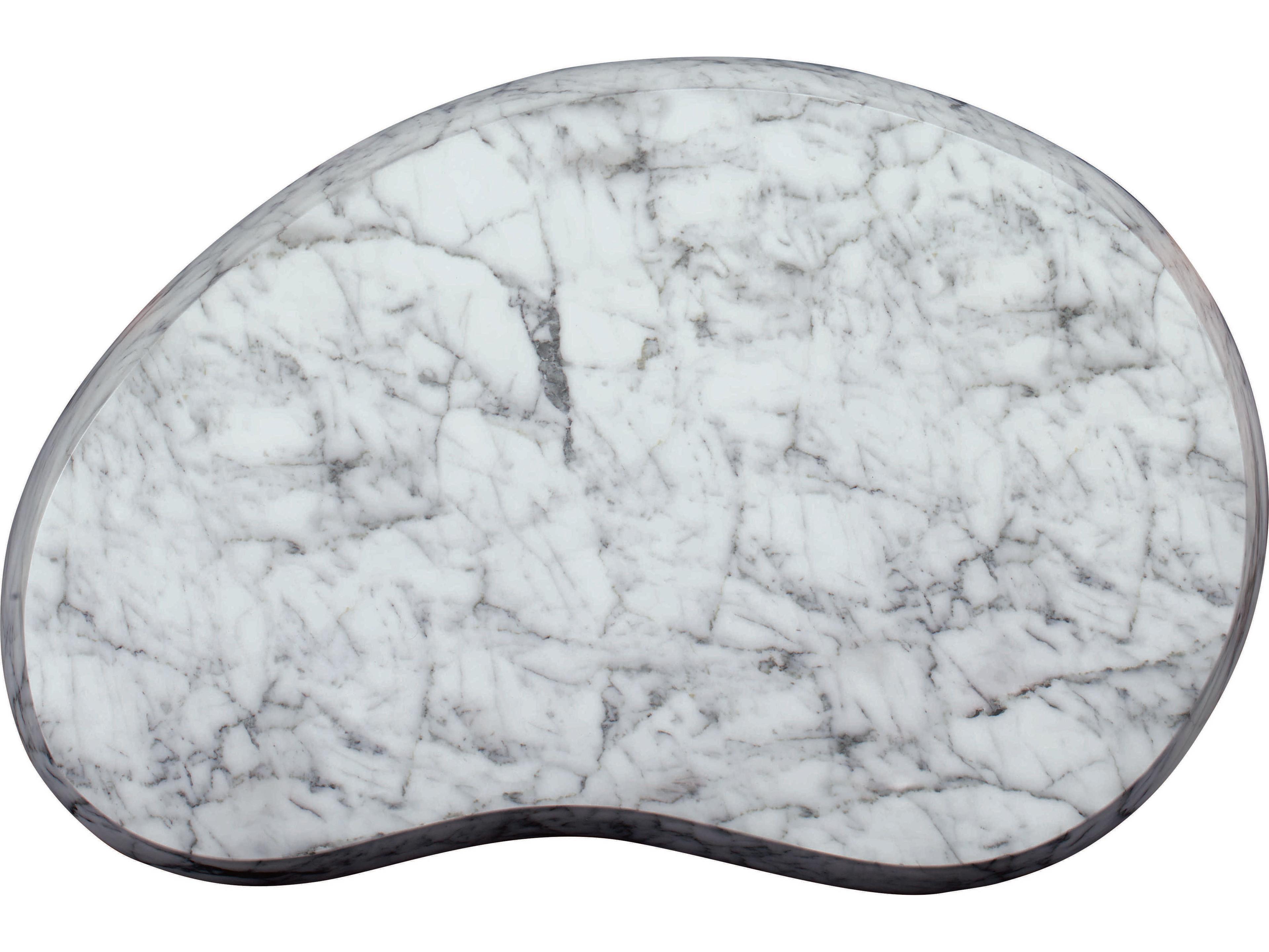 Century Furniture Cadence Concrete White & Black Marble Coffee Table