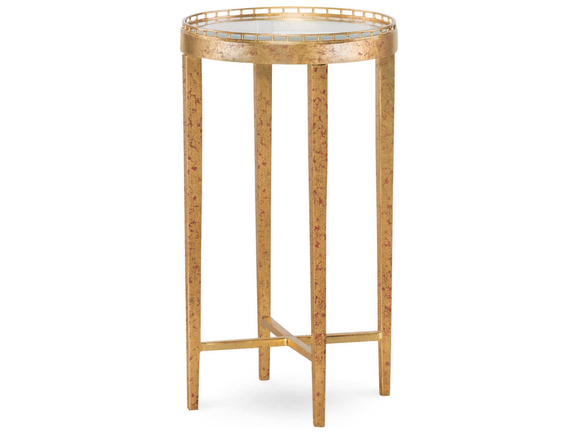 Century Furniture Details Occasional Round Glass End Table