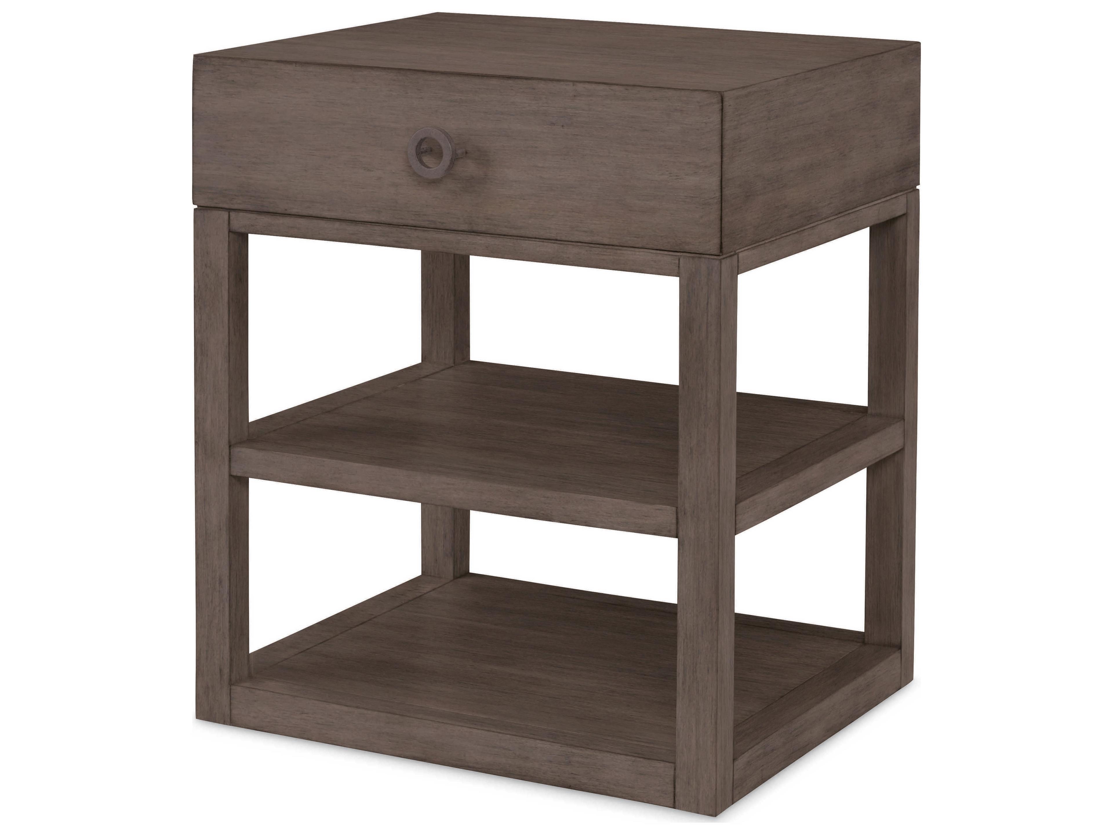 Century Furniture Curate 1-Drawer Brown Nightstand