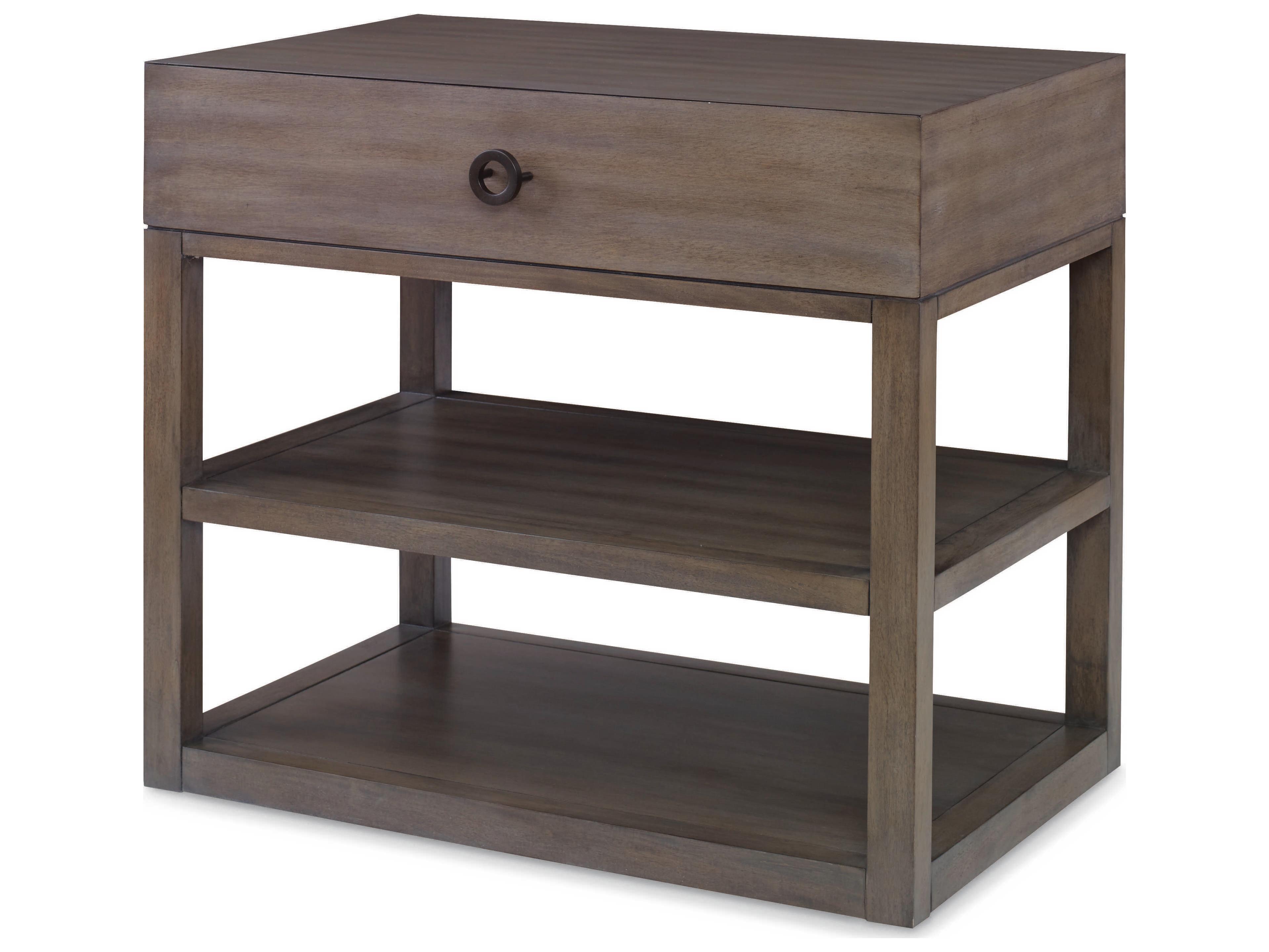 Century Furniture Curate 1-Drawer Brown Nightstand