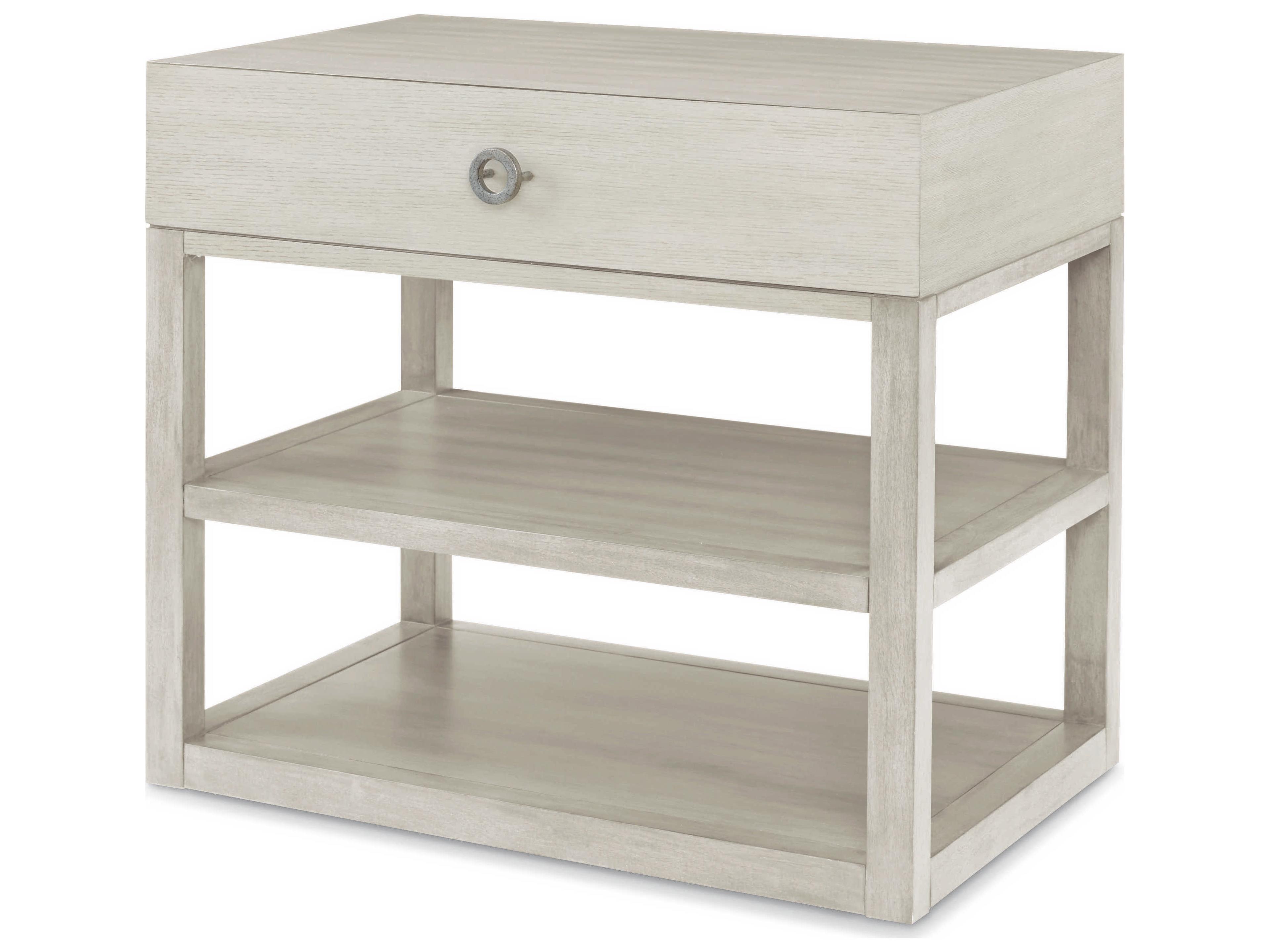 Century Furniture Curate 1-Drawer White Nightstand