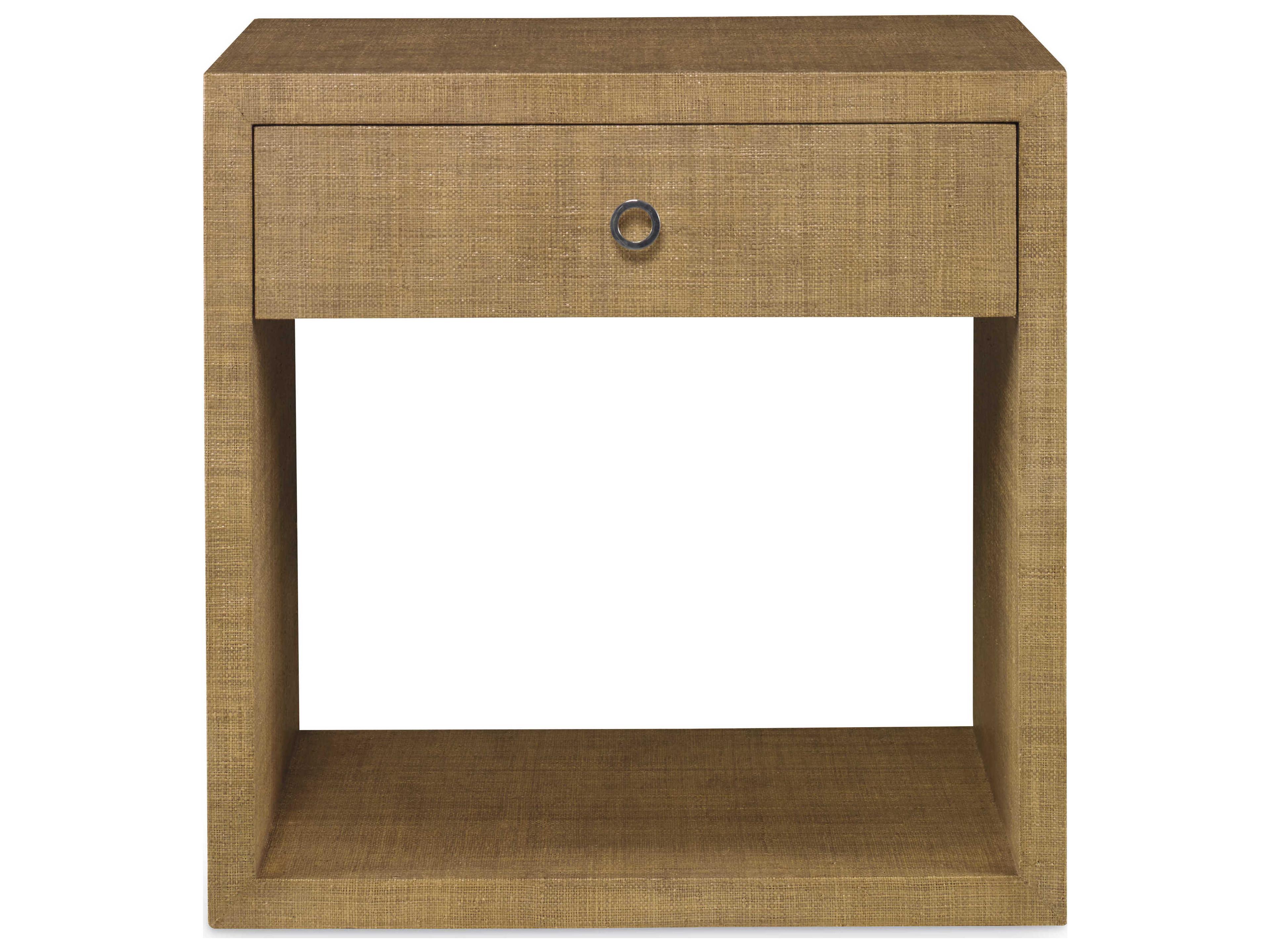 Century Furniture Curate 1-Drawer Brown Mahogany Wood Nightstand