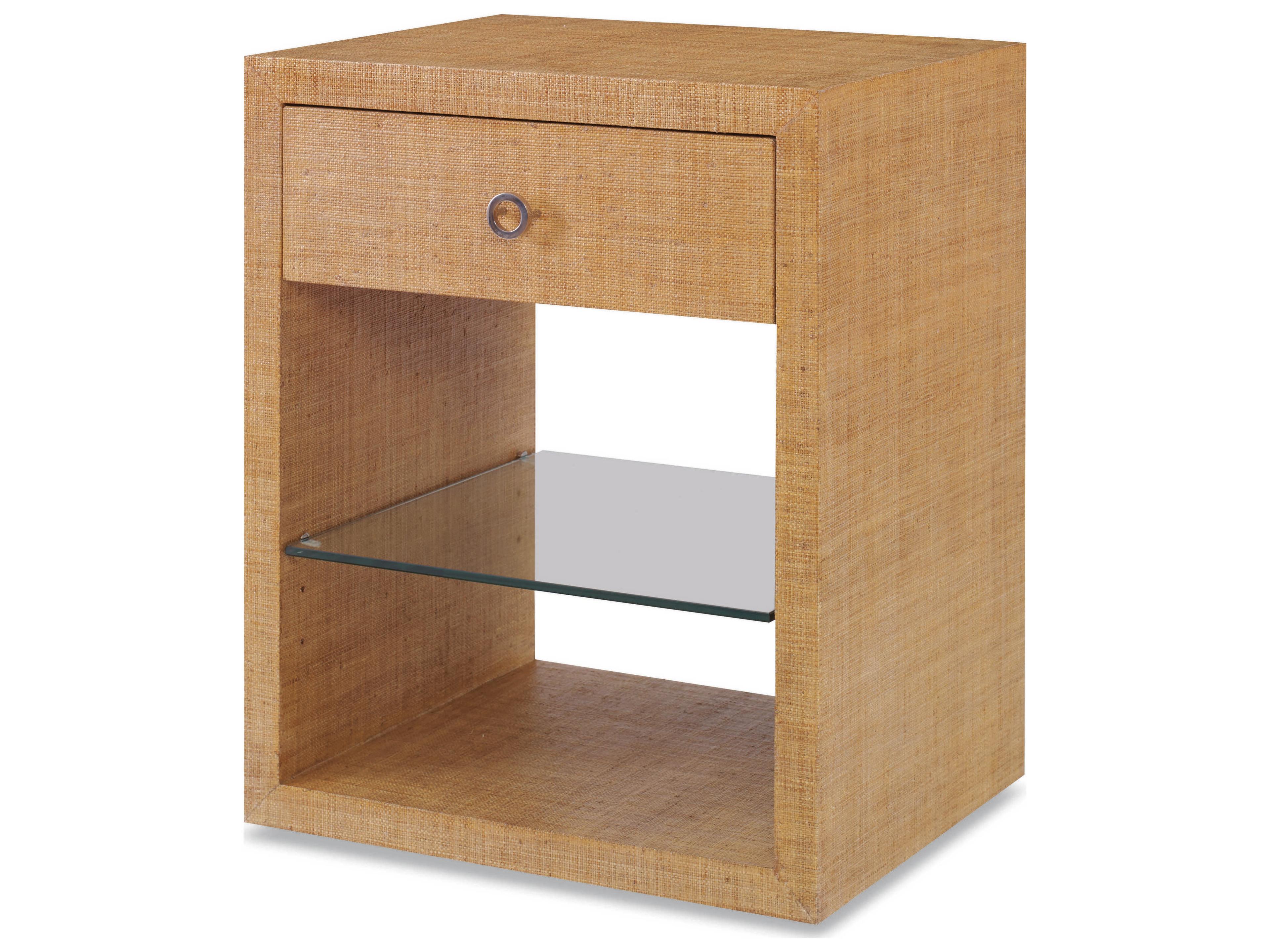 Century Furniture Curate 1-Drawer Brown Mahogany Wood Nightstand