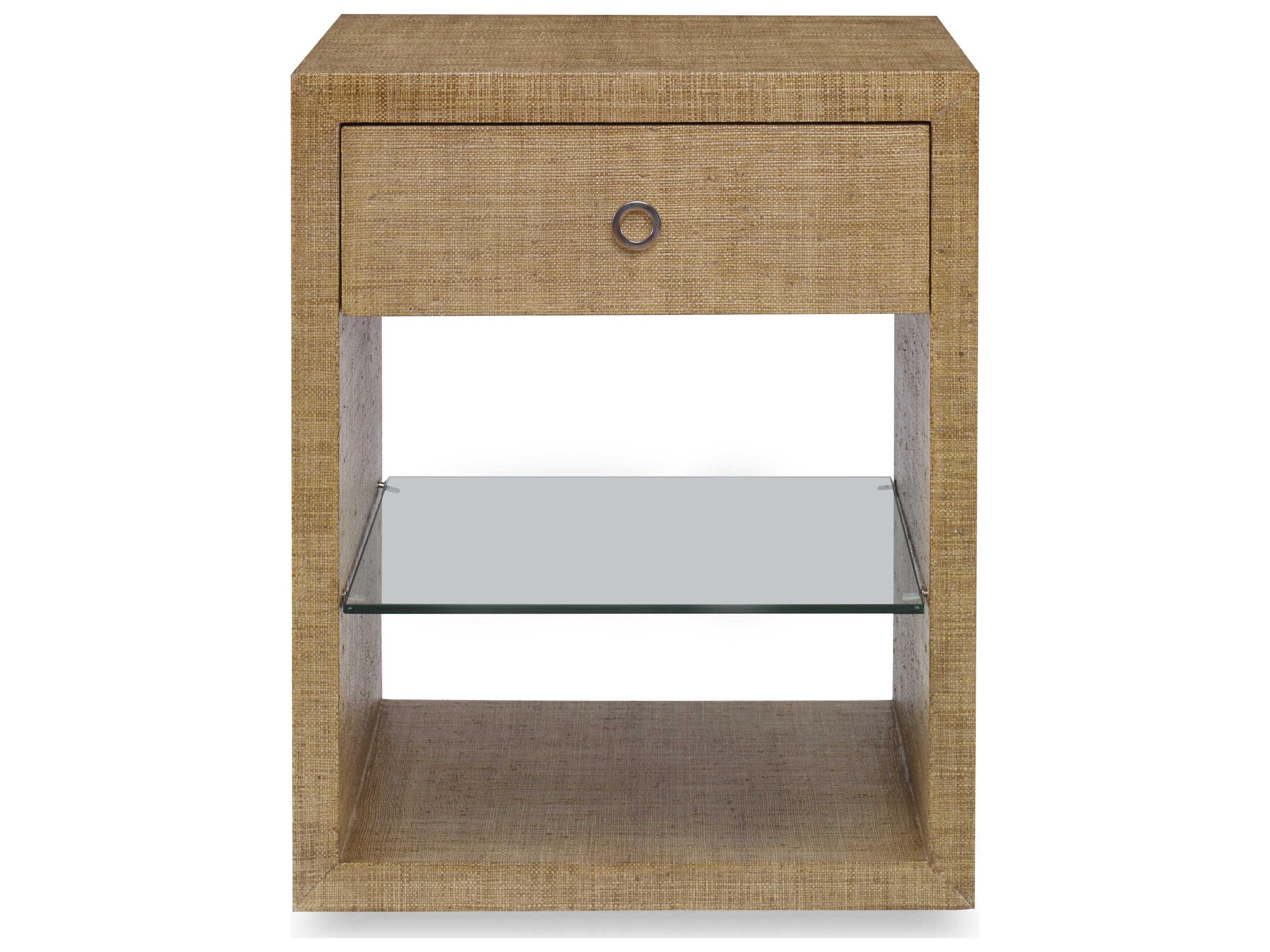 Century Furniture Curate 1-Drawer Brown Mahogany Wood Nightstand