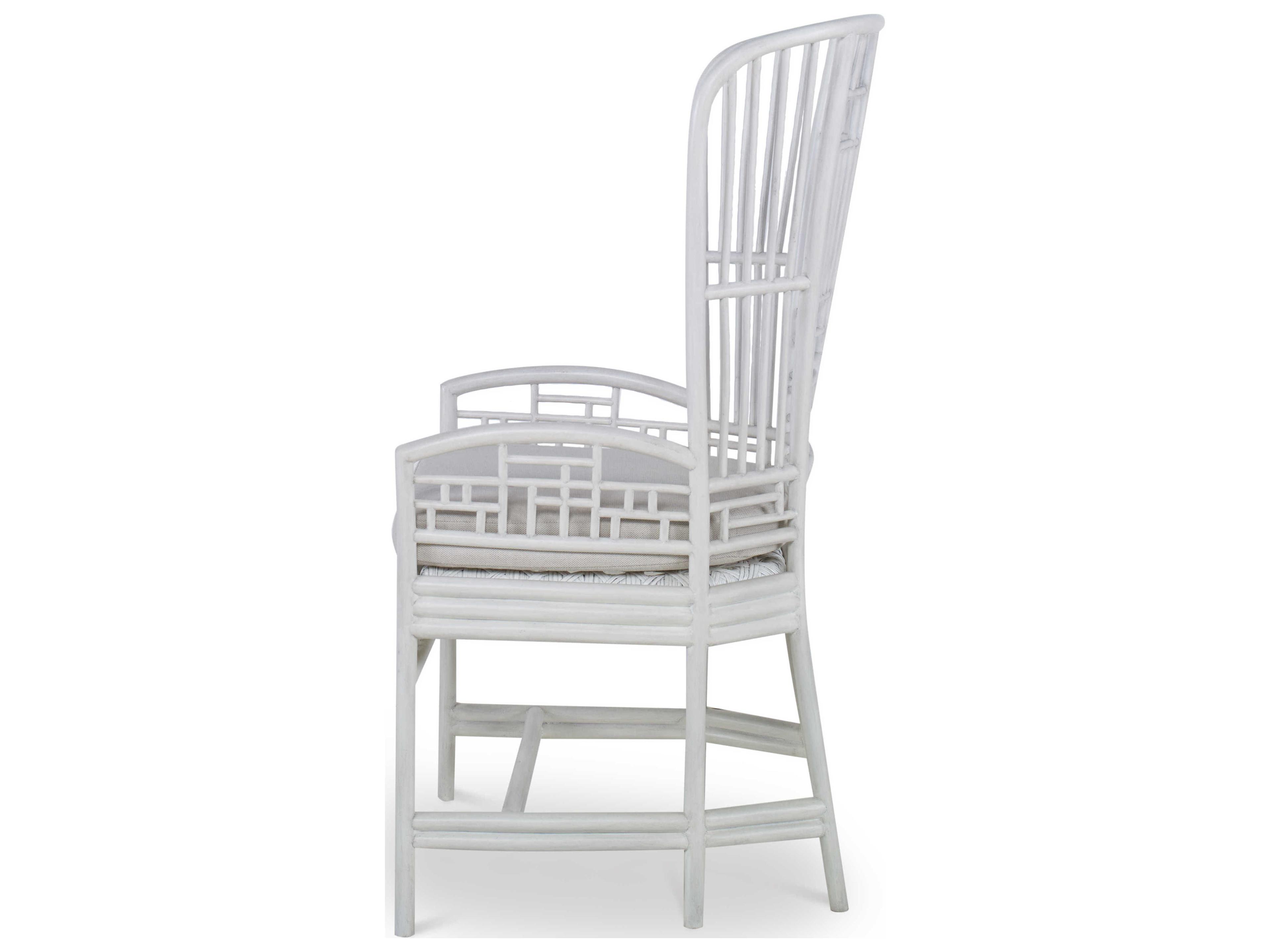 Century Furniture Curate White Upholstered Office Chair