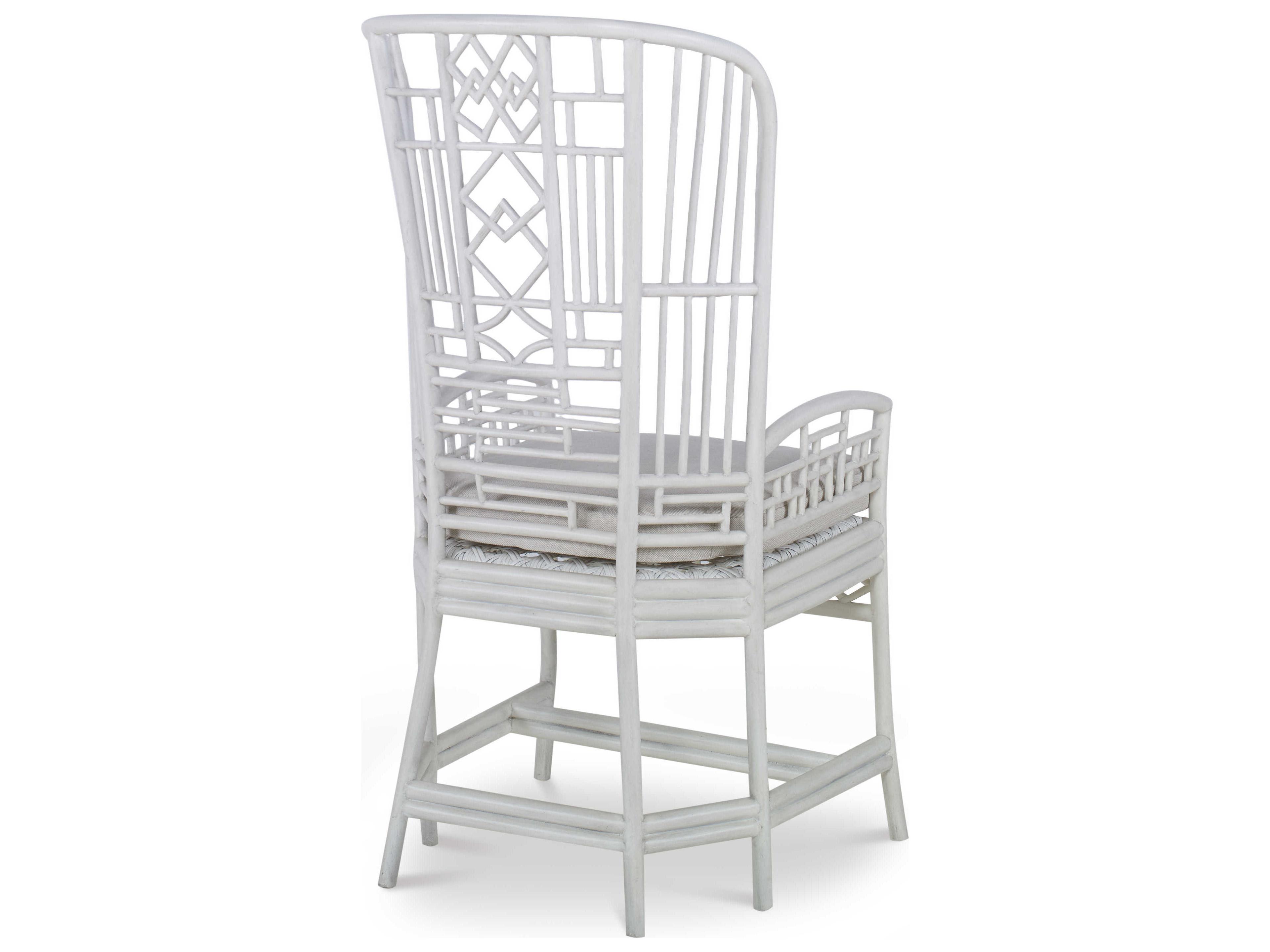 Century Furniture Curate White Upholstered Office Chair