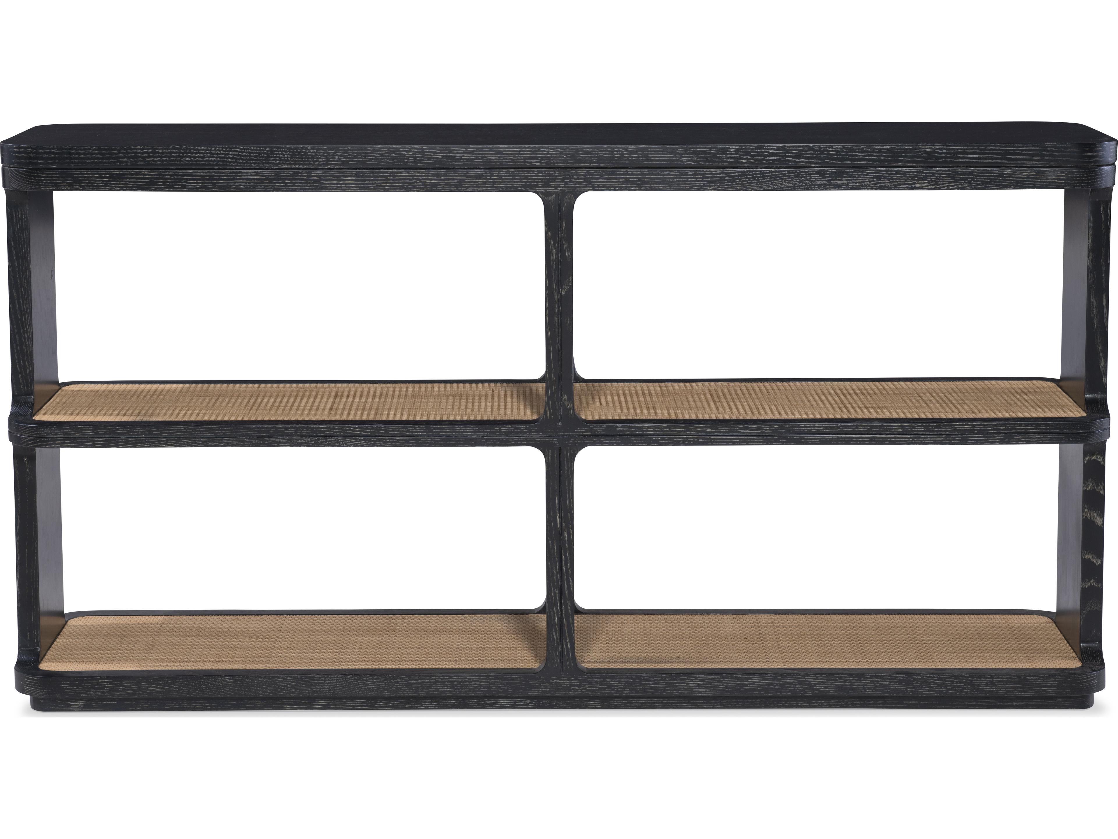 Century Furniture Curate Rectangular Rattan Console Table