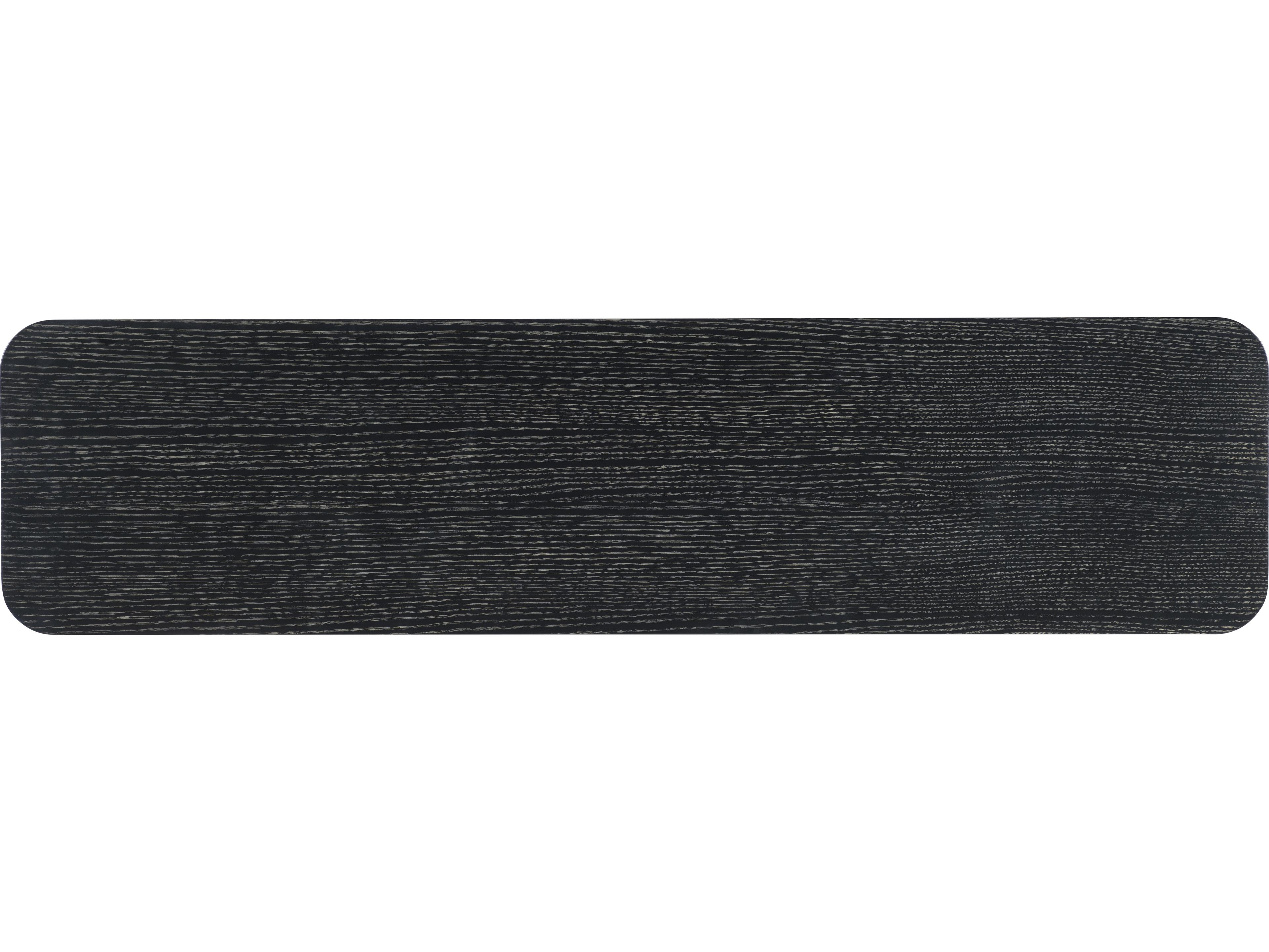 Century Furniture Curate Rectangular Rattan Console Table