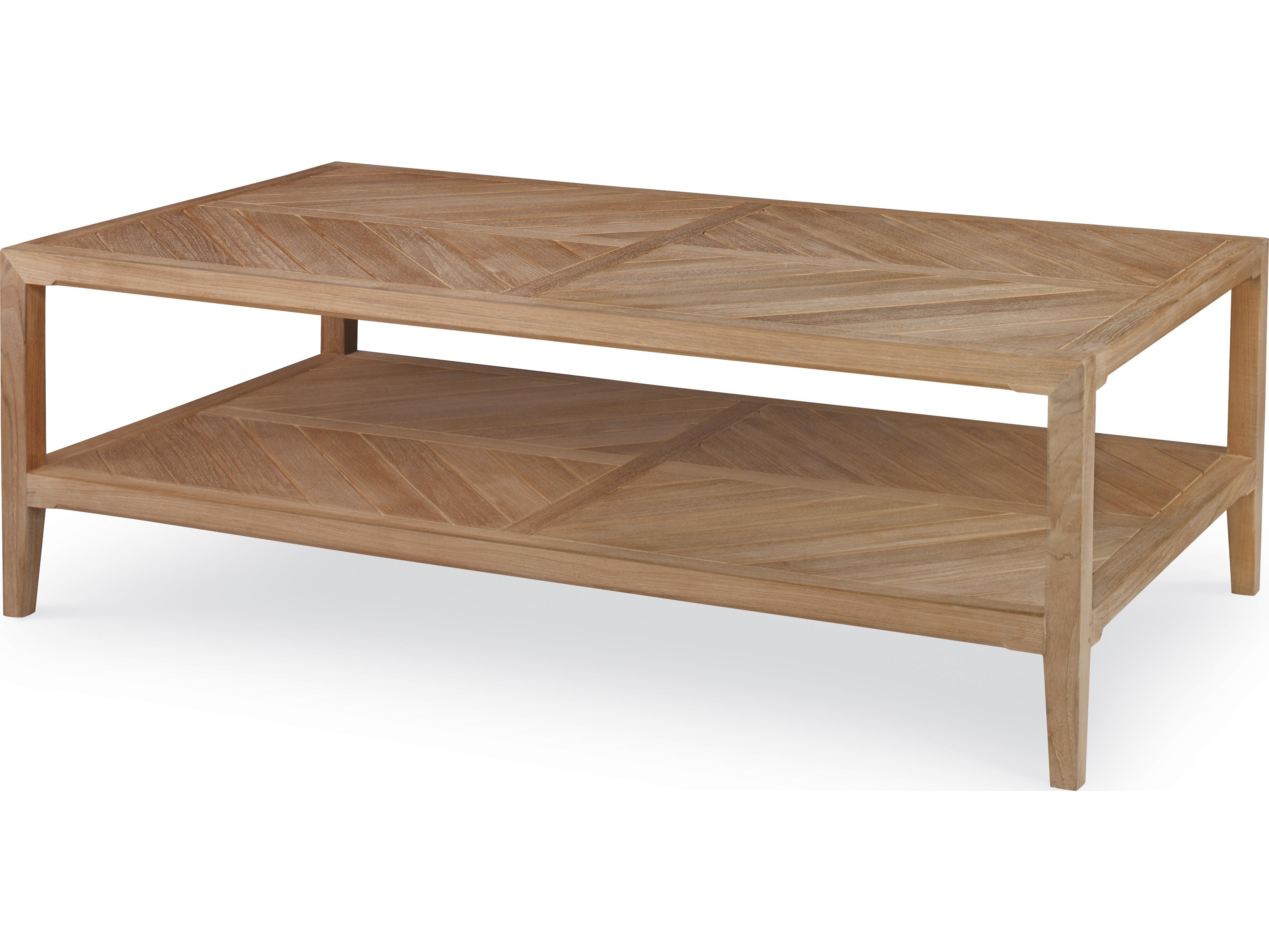 Century Furniture West Bay (d Rectangular Wood Natural Coffee Table