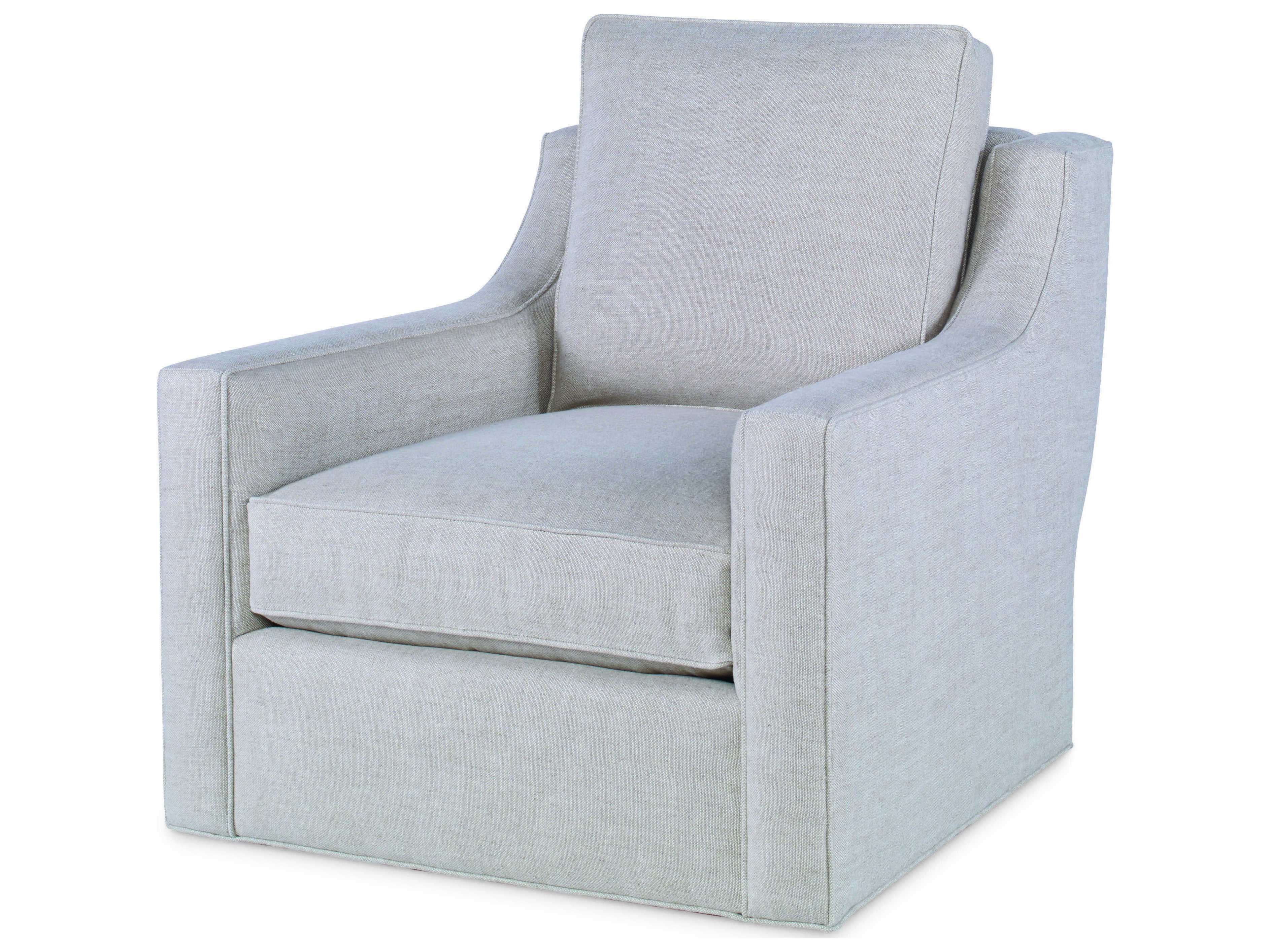 Century Furniture Swivel Fabric Accent Chair