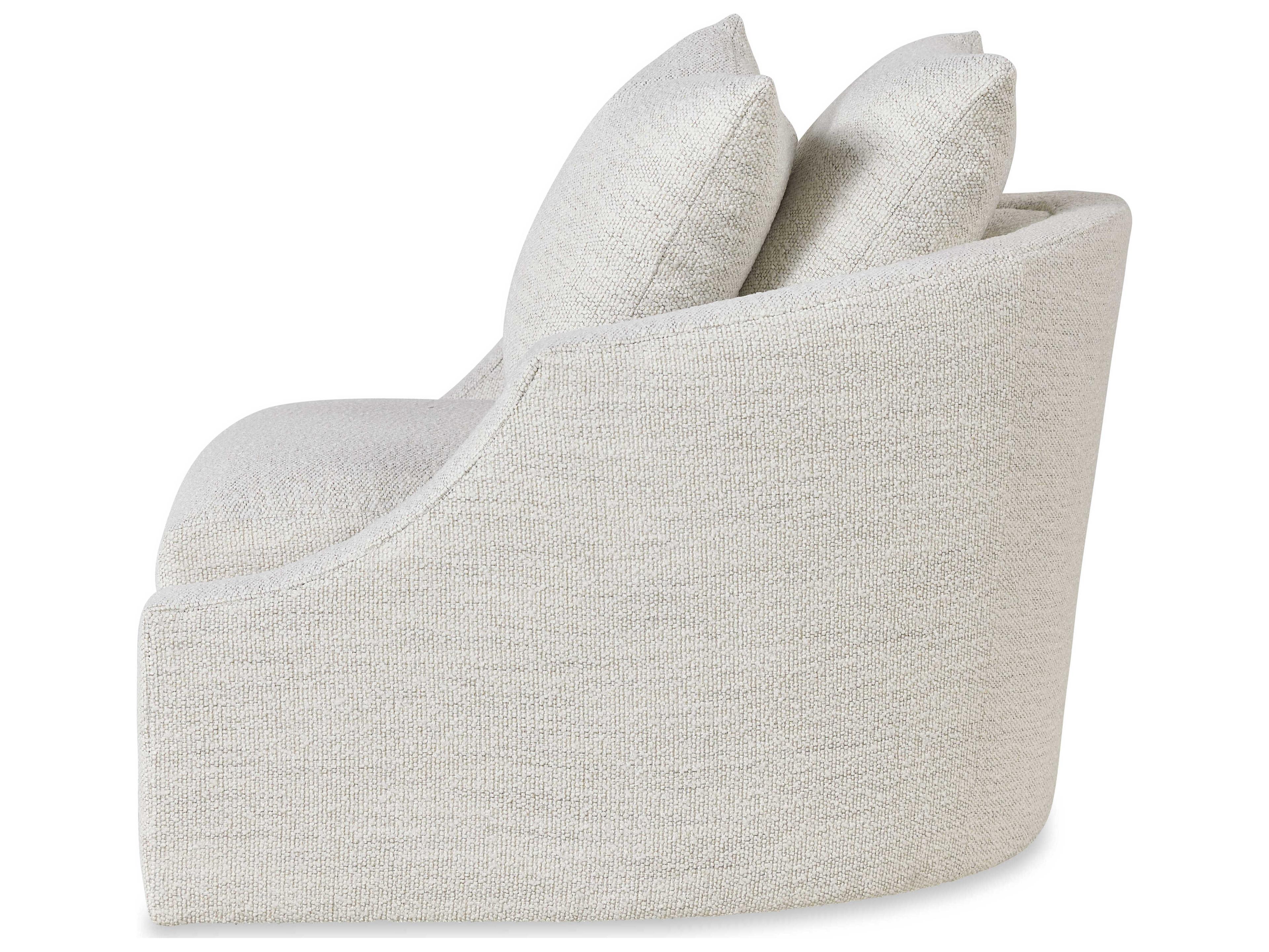 Century Furniture Home Elegance Tatum Swivel Gray Accent Chair