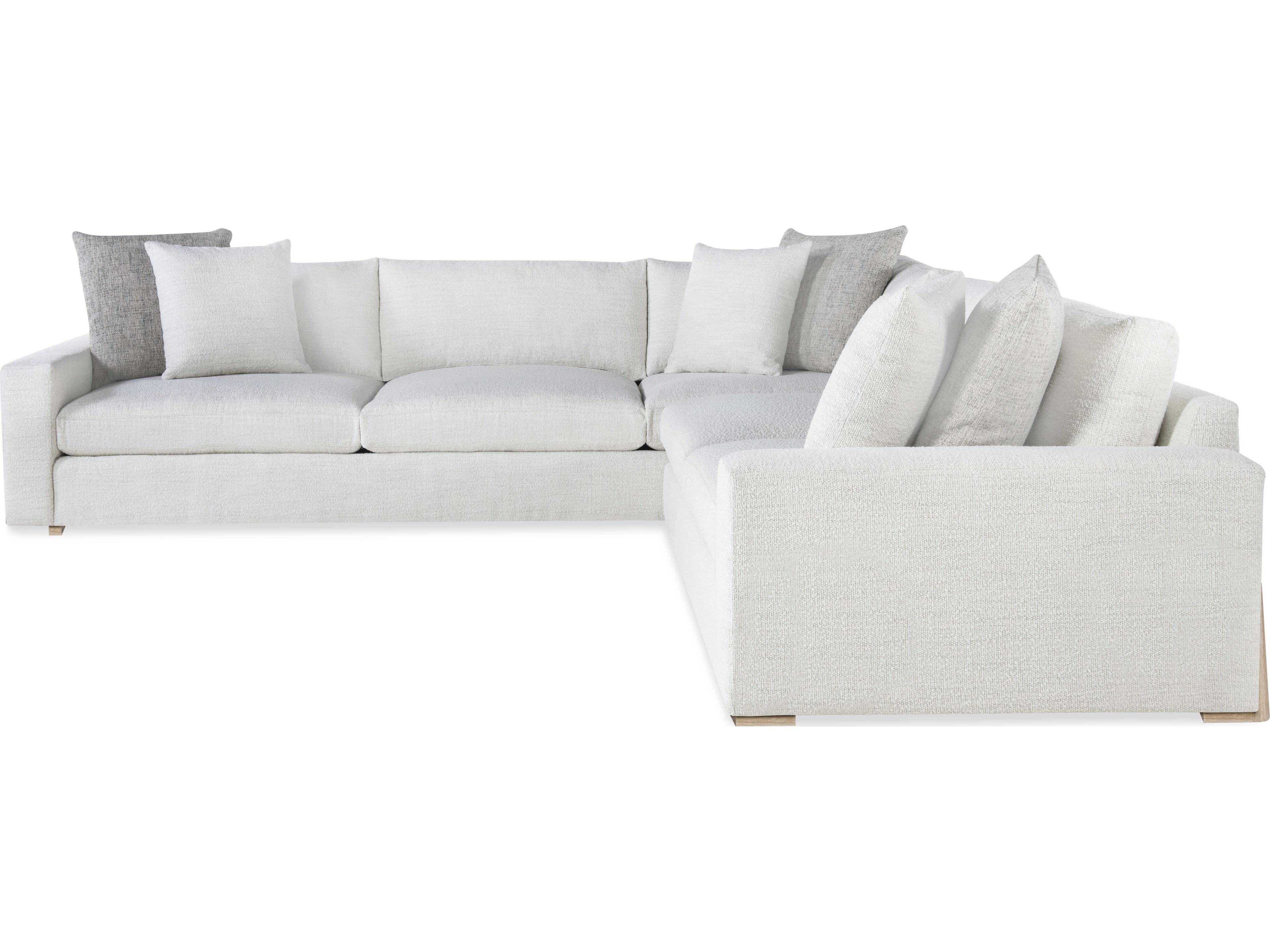 Century Furniture Home Elegance White Upholstered Sectional Sofa