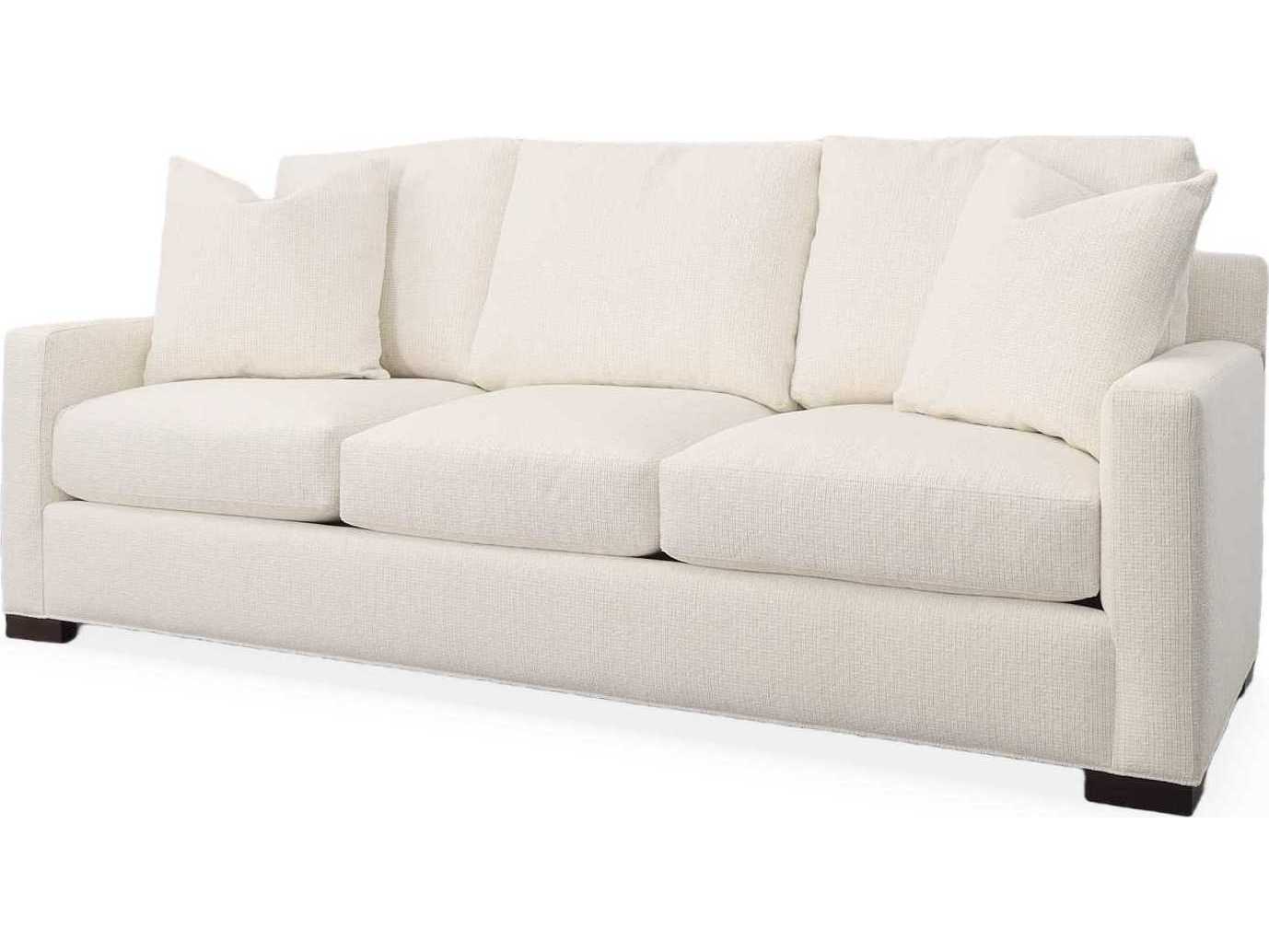 Century Furniture Home Elegance Charlotte White Upholstered Sofa