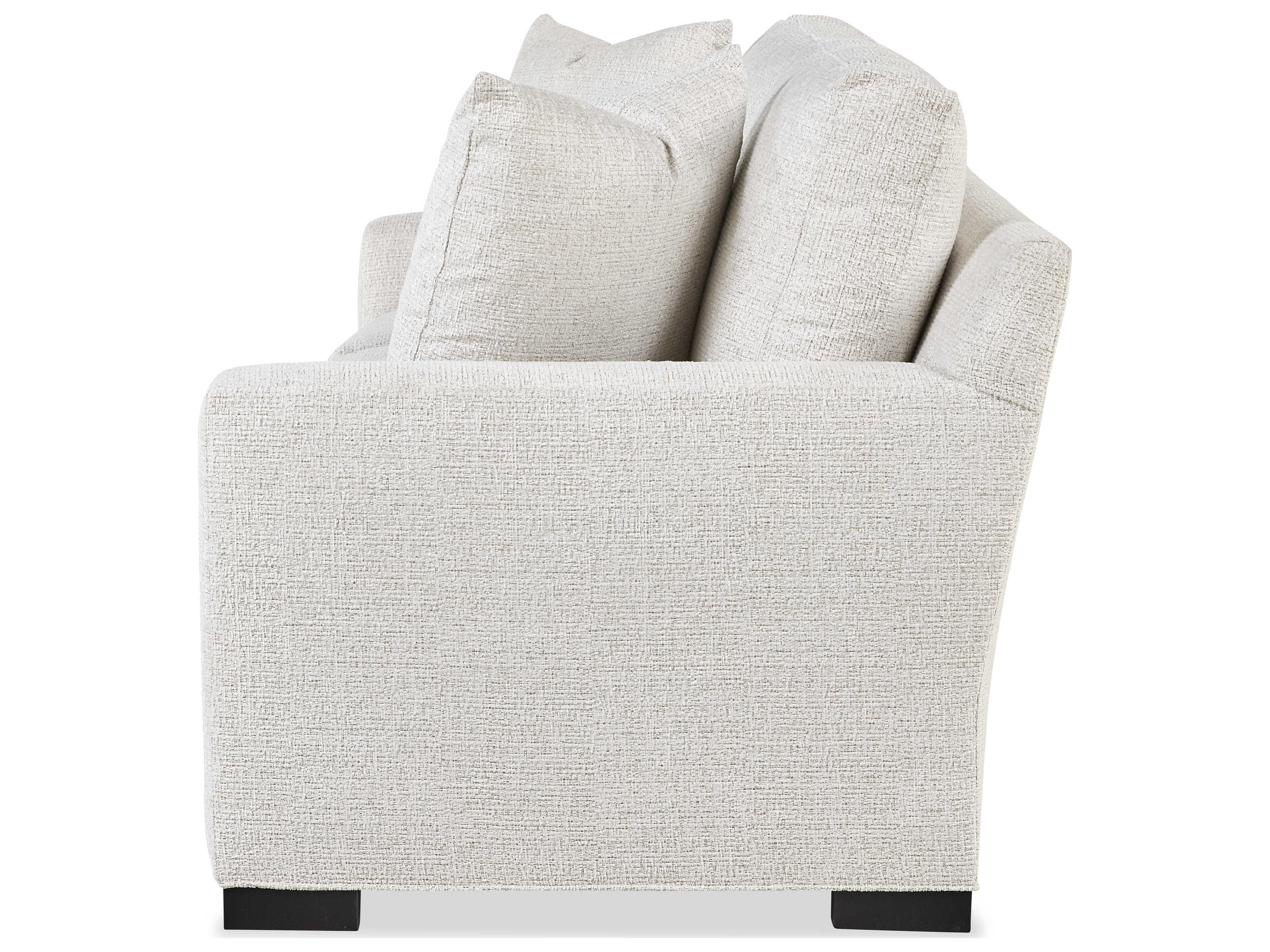 Century Furniture Home Elegance Cornerstone White Upholstered Sofa